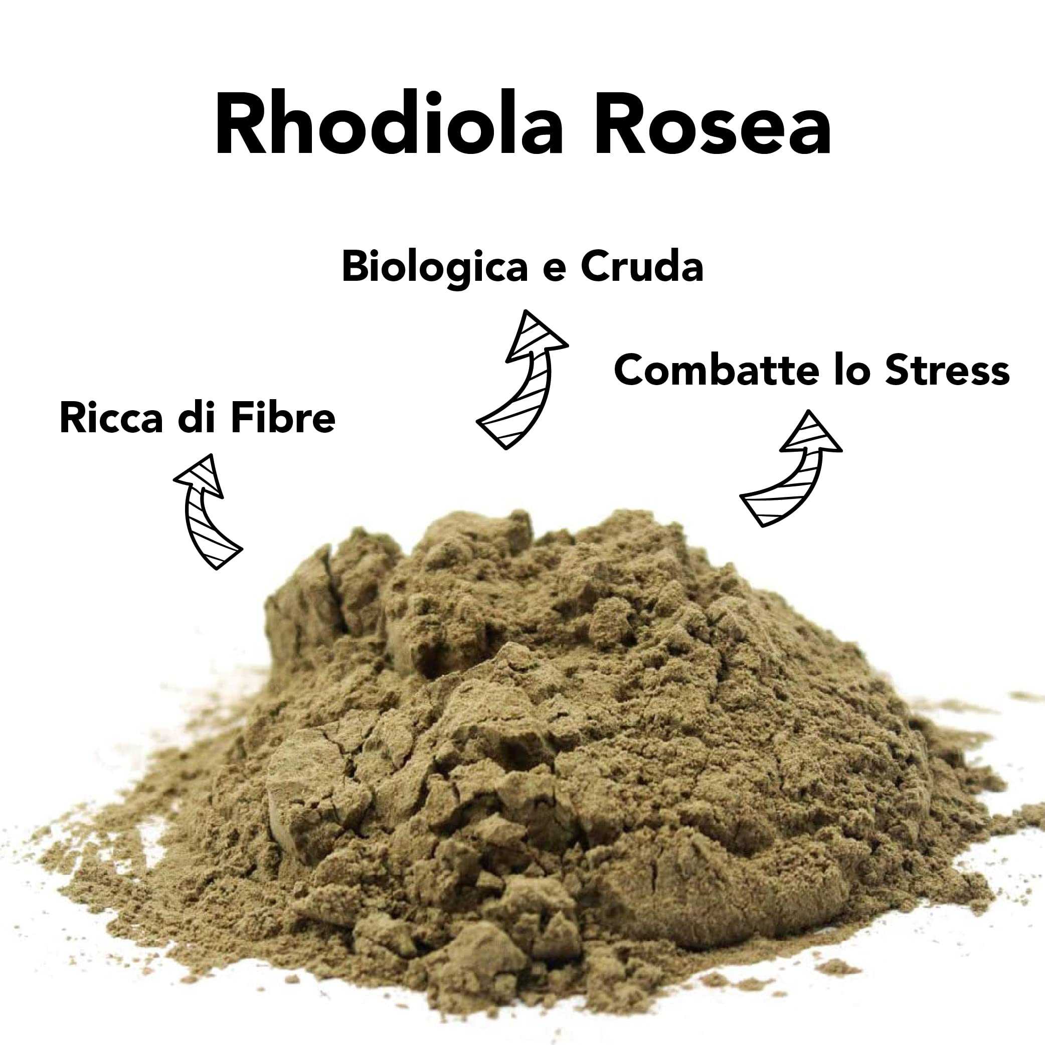 Rhodiola Rosea In Polvere Cruda Bio 5