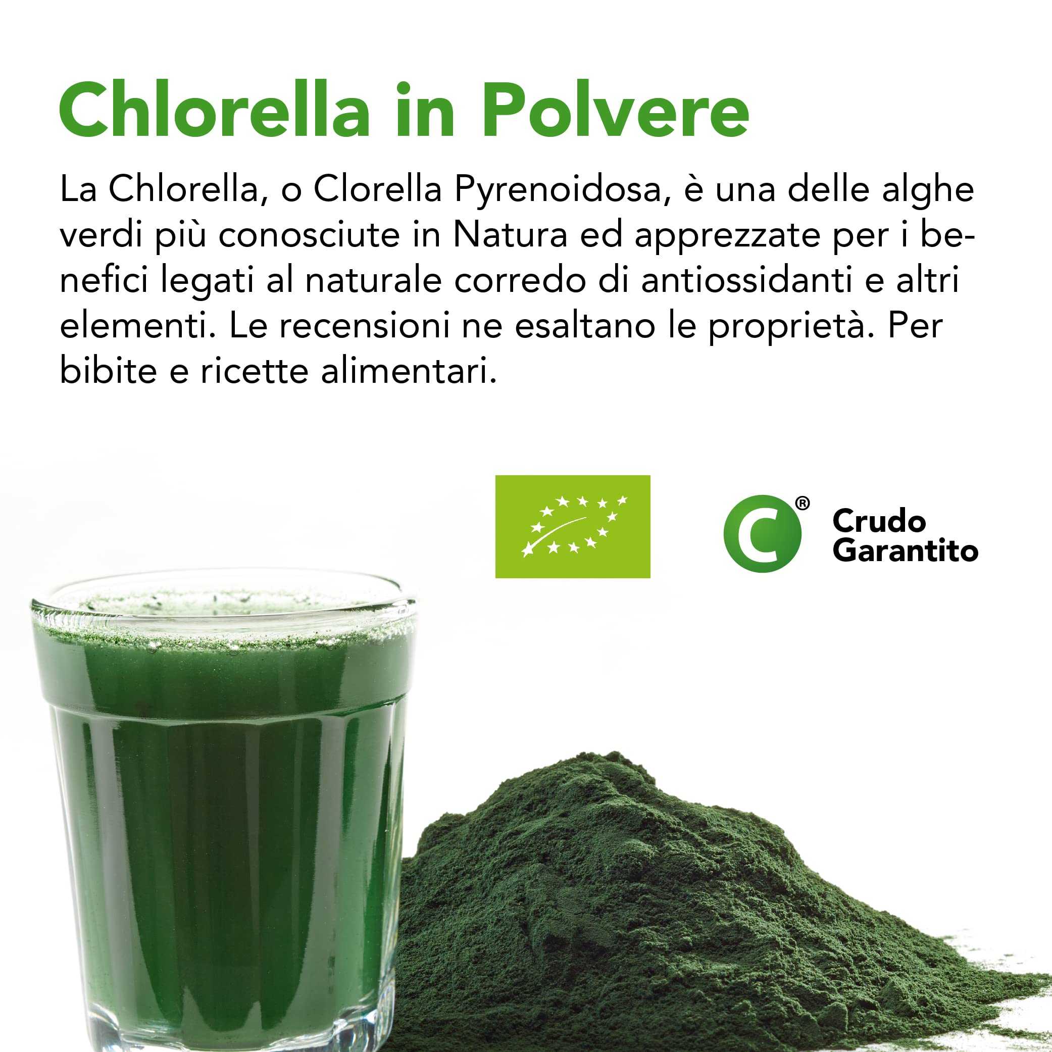 Chlorella In Polvere Cruda Bio 4