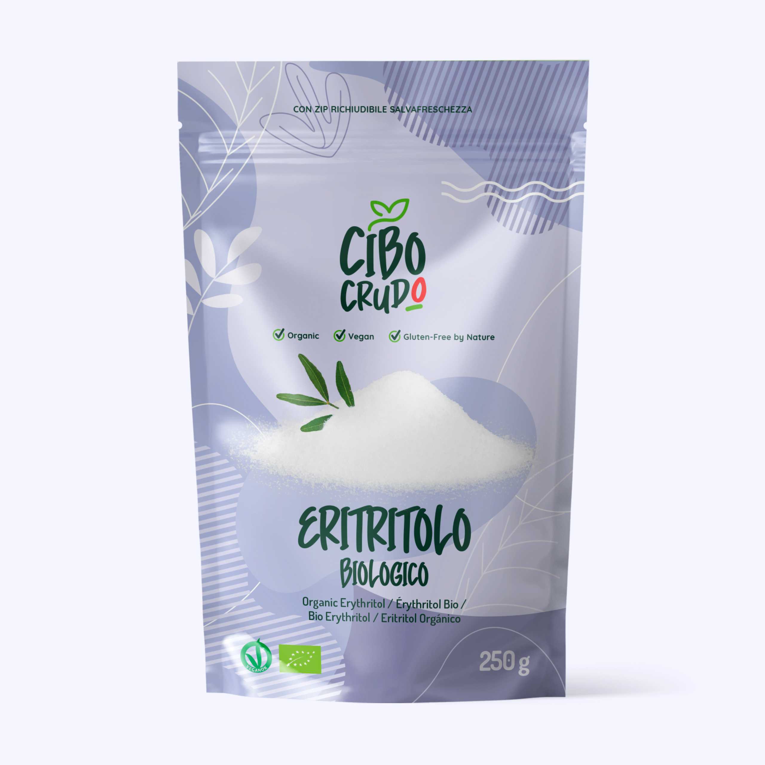 Eritritolo Dolcificante 100% Naturale Senza Calorie Bio 1