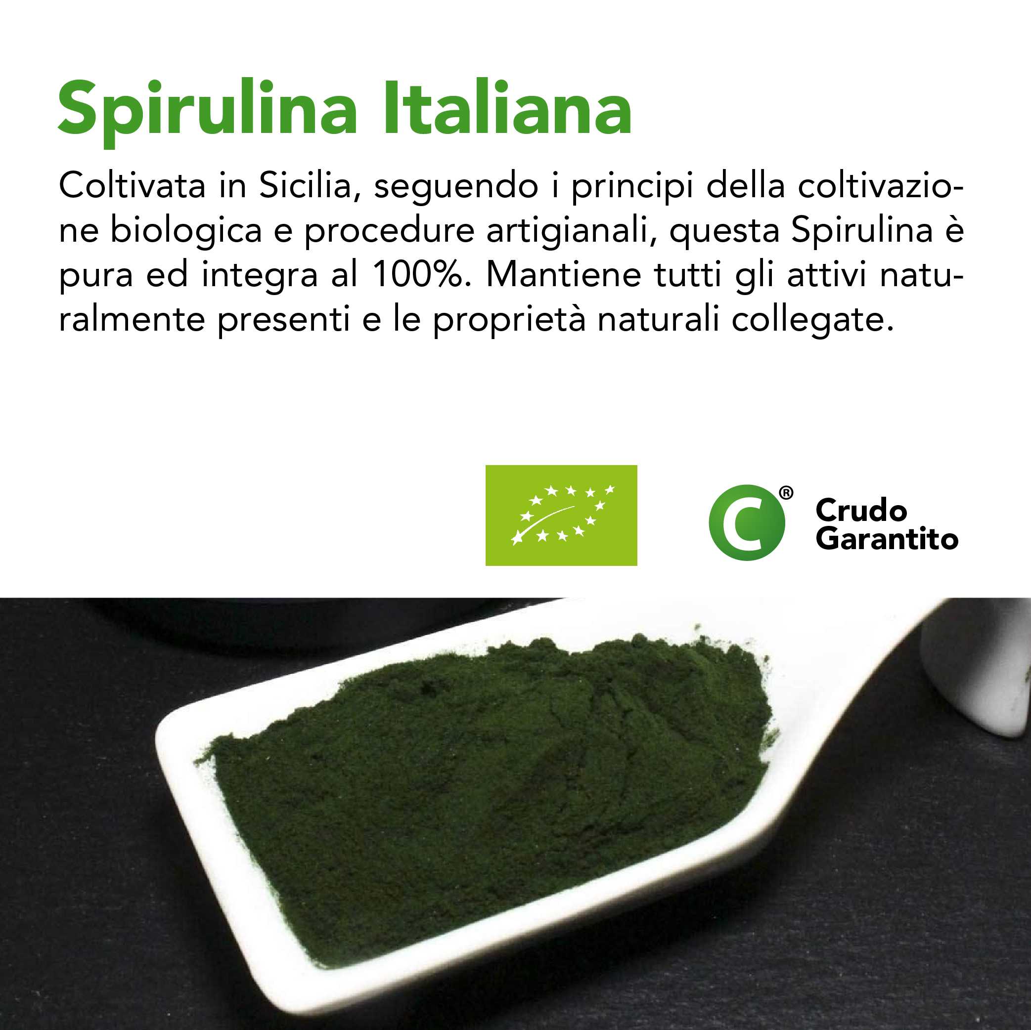 Spirulina Italiana In Polvere Cruda Bio 5
