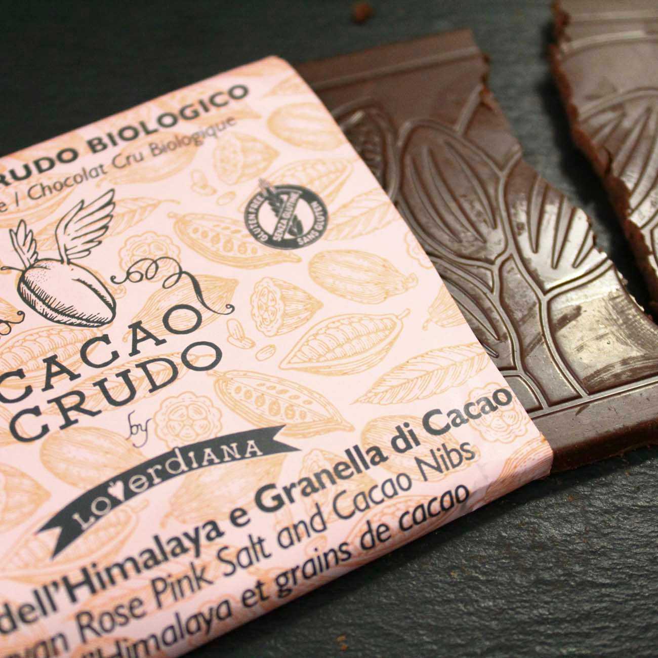 Cioccolato al Sale dell'Himalaya e Granella di Cacao 1