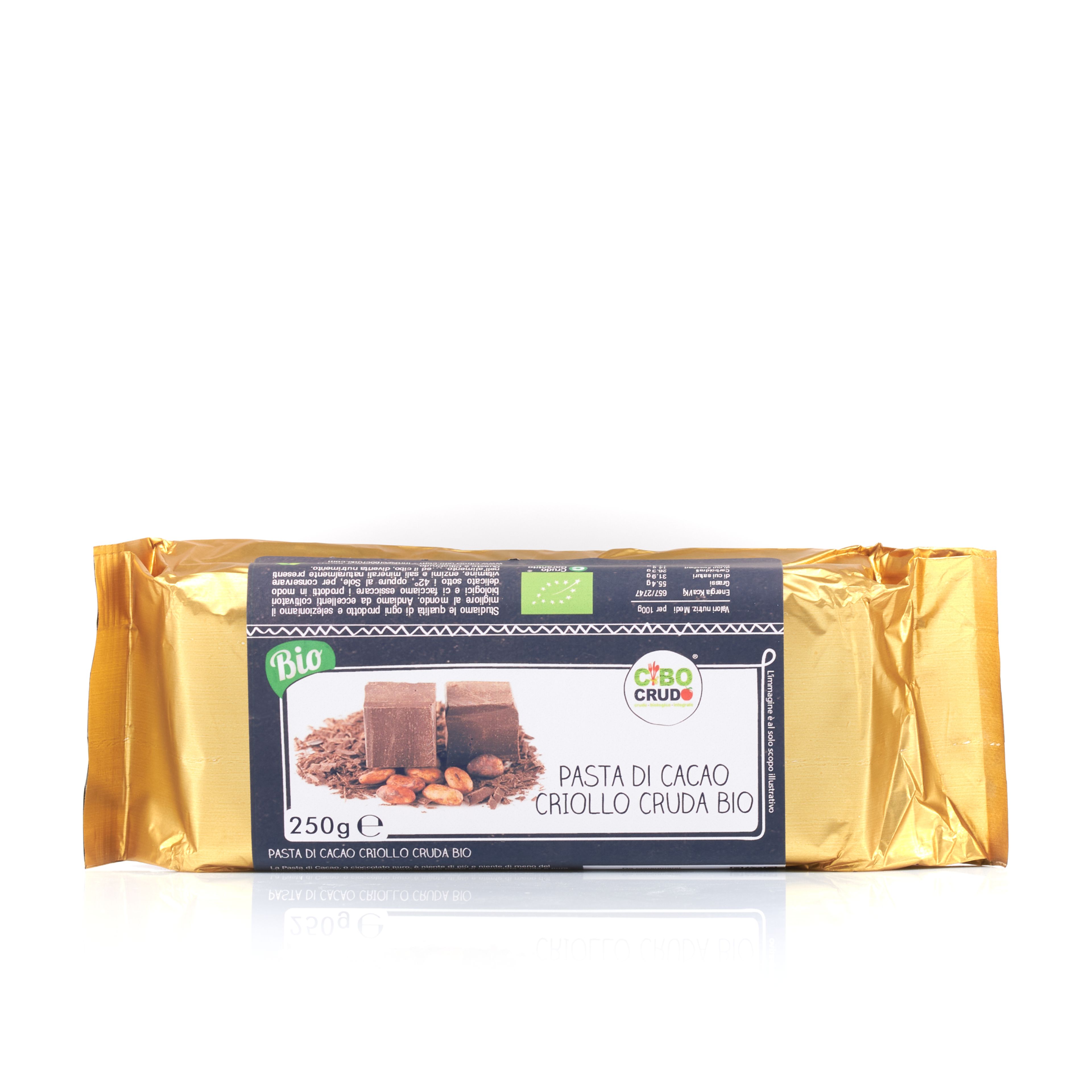 Pasta Di Cacao Intera Cruda Bio - 250g 1