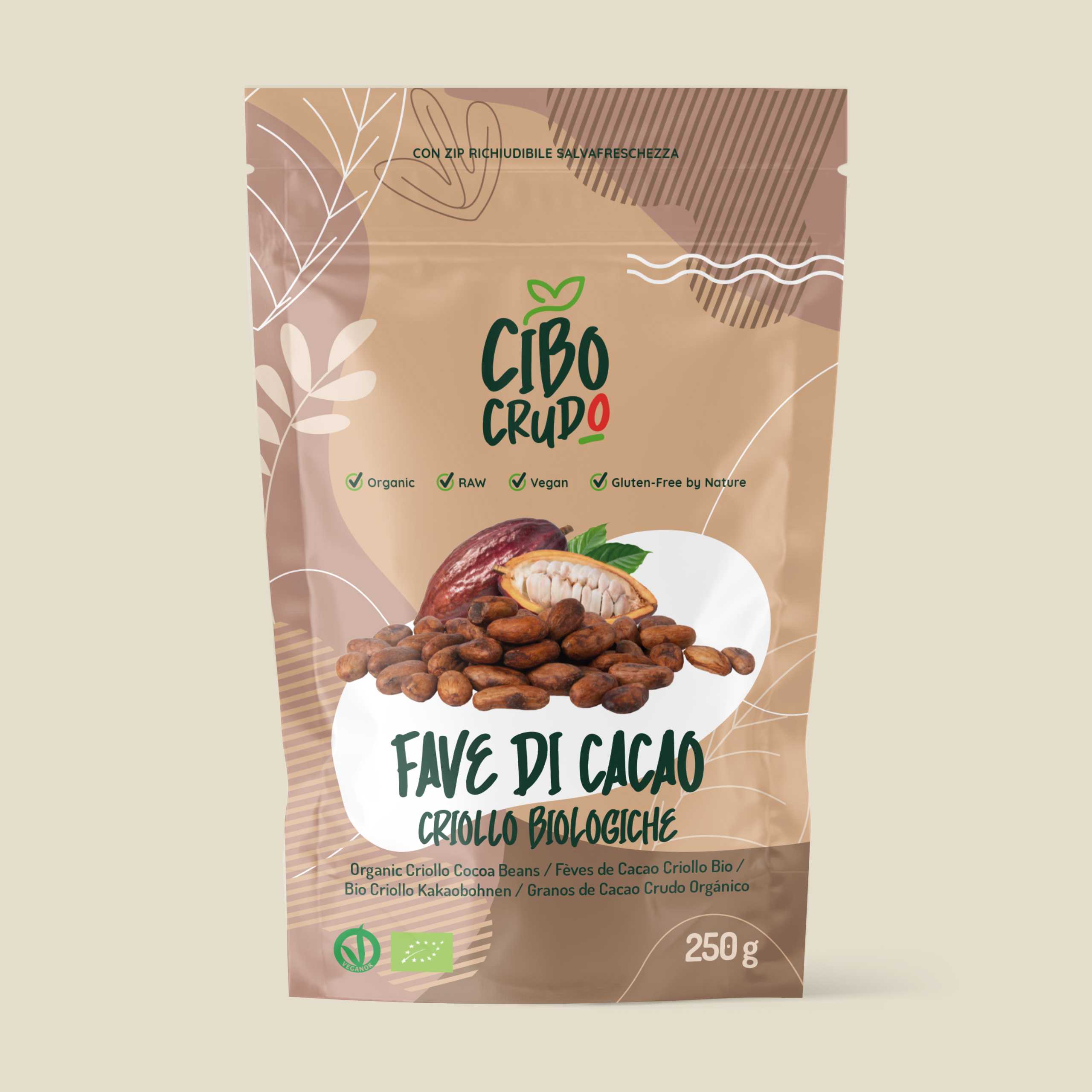 Fave di Cacao Criollo (Semi) Bio 