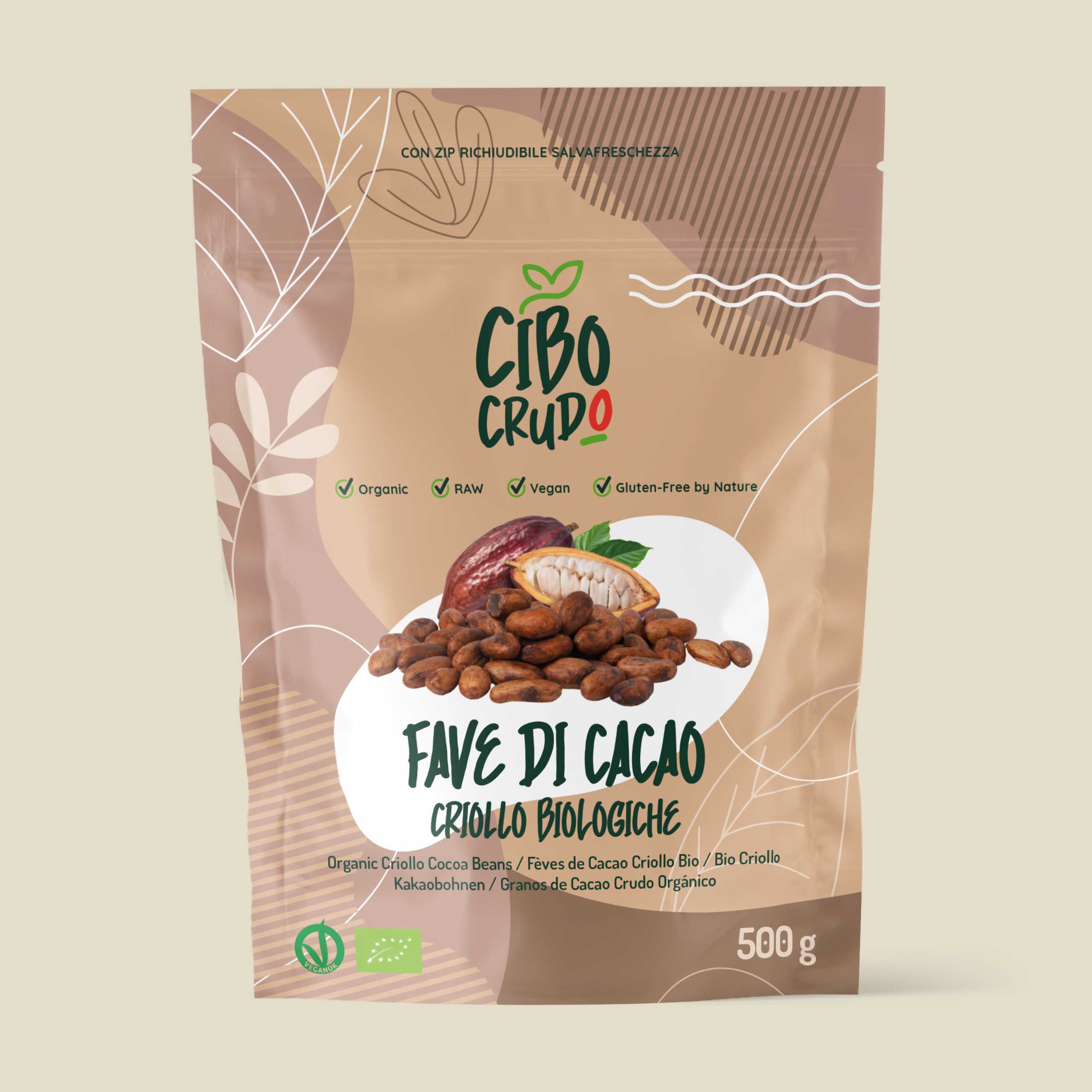 Fave di Cacao Criollo (Semi) Bio 