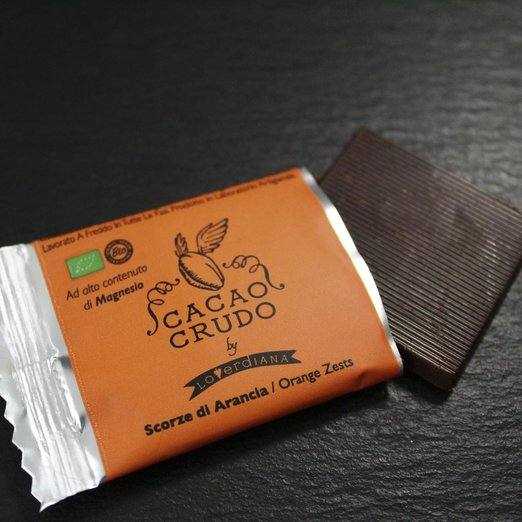 Cioccolato con Scorze di Arancia Bio