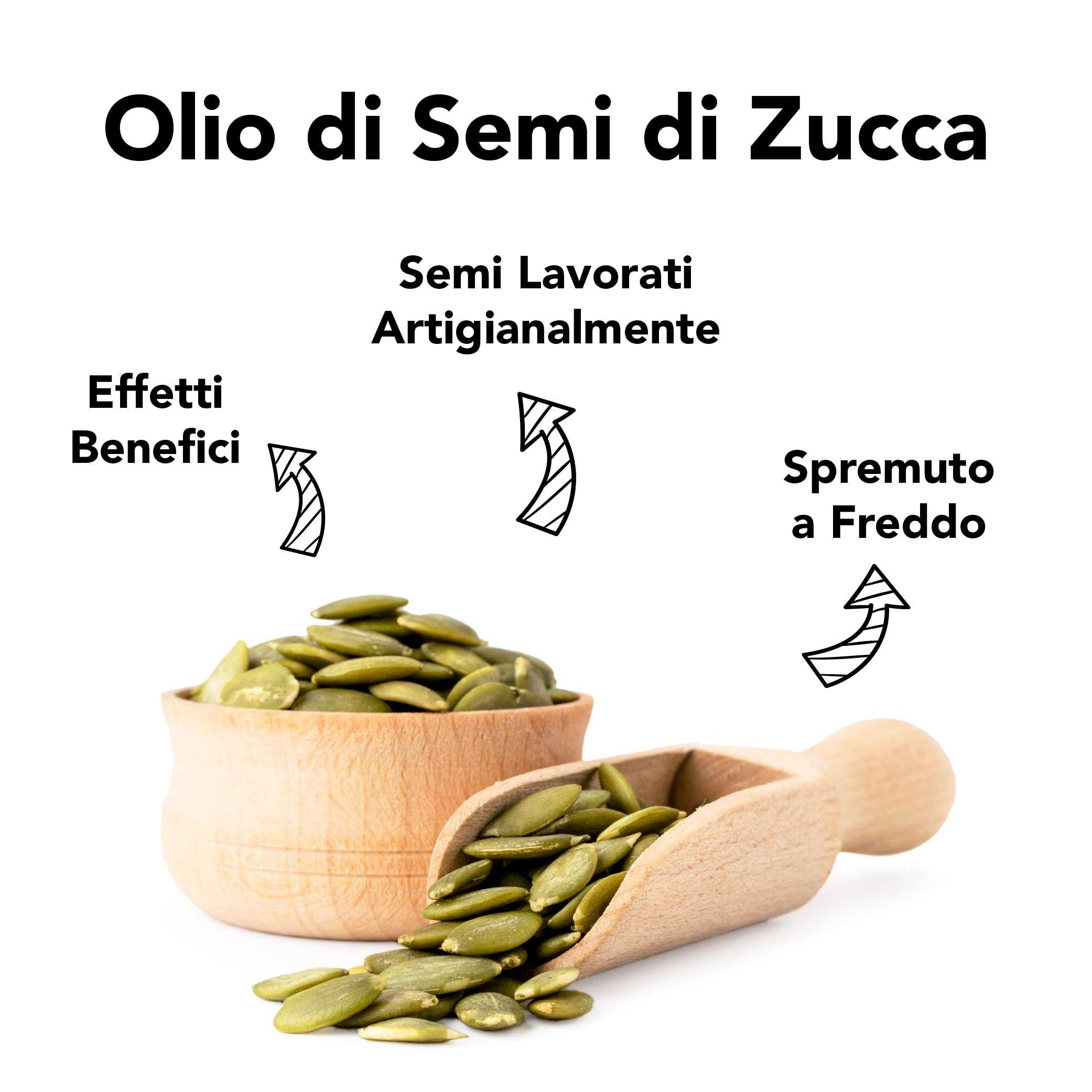 Olio Di Semi Di Zucca Spremuto A Freddo Bio 5