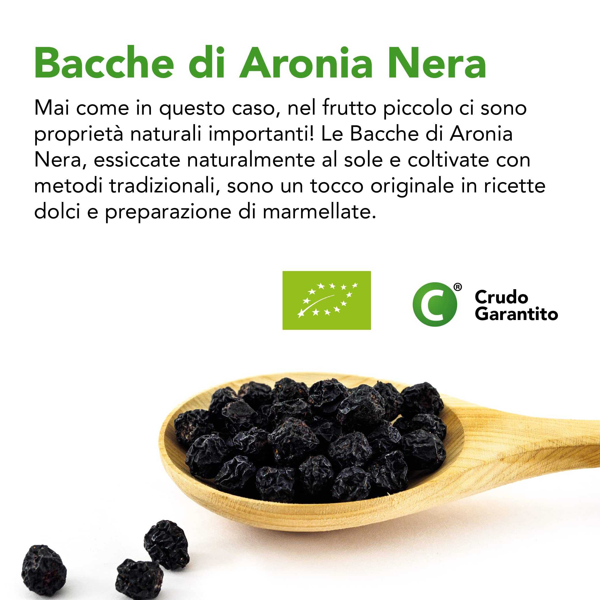 Bacche Di Aronia Nera Crude E Bio - 150g 5