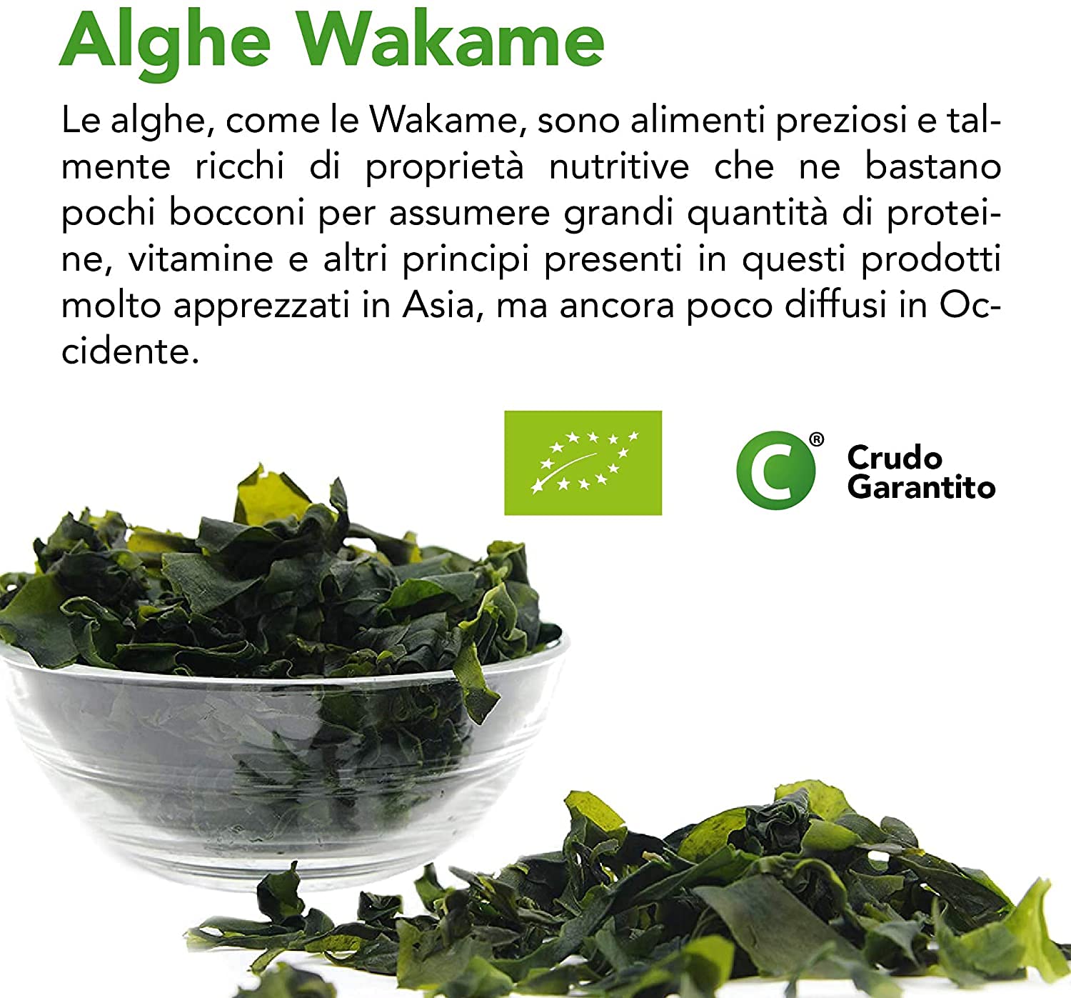 Alga Kombu disidratata bio della Galizia in foglie