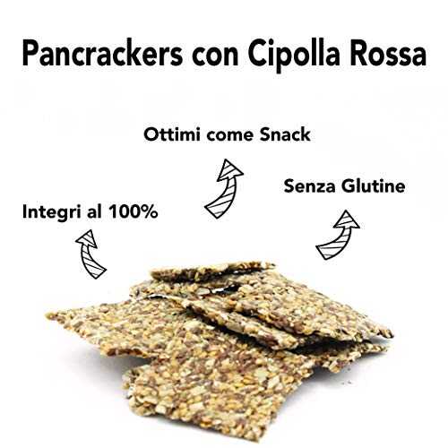 Crackers Crudi Con Semi Di Lino E Cipolla Rossa Bio 5