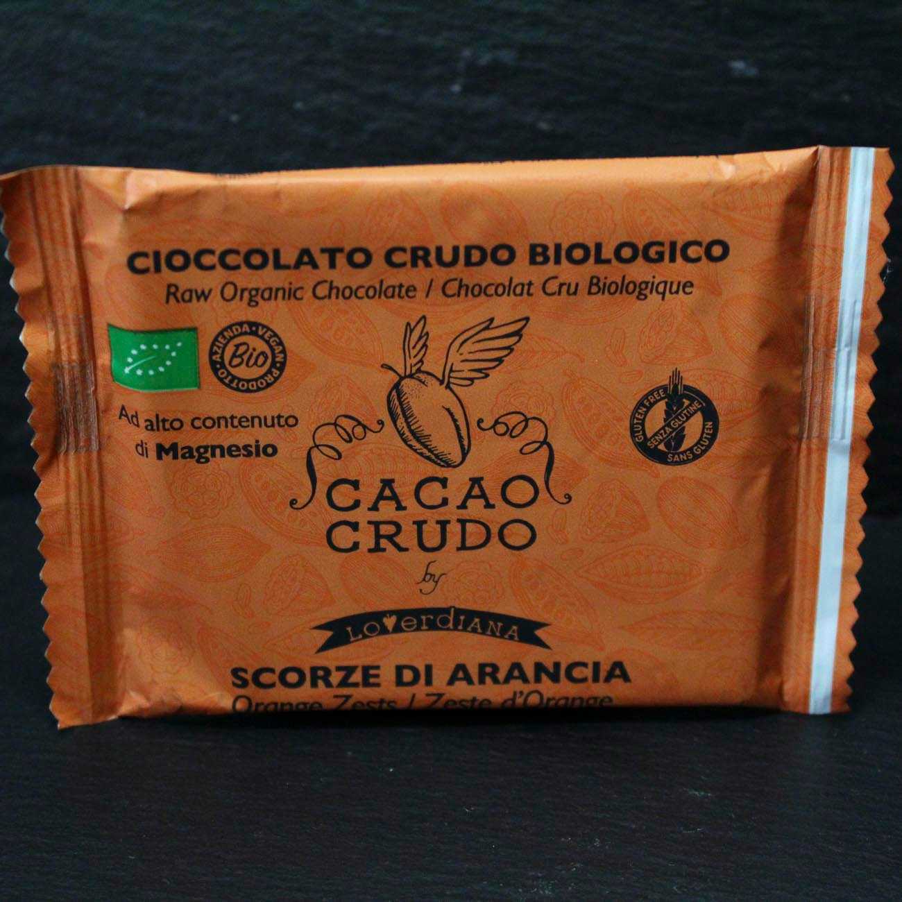 Cioccolato con Scorze di Arancia Bio 2