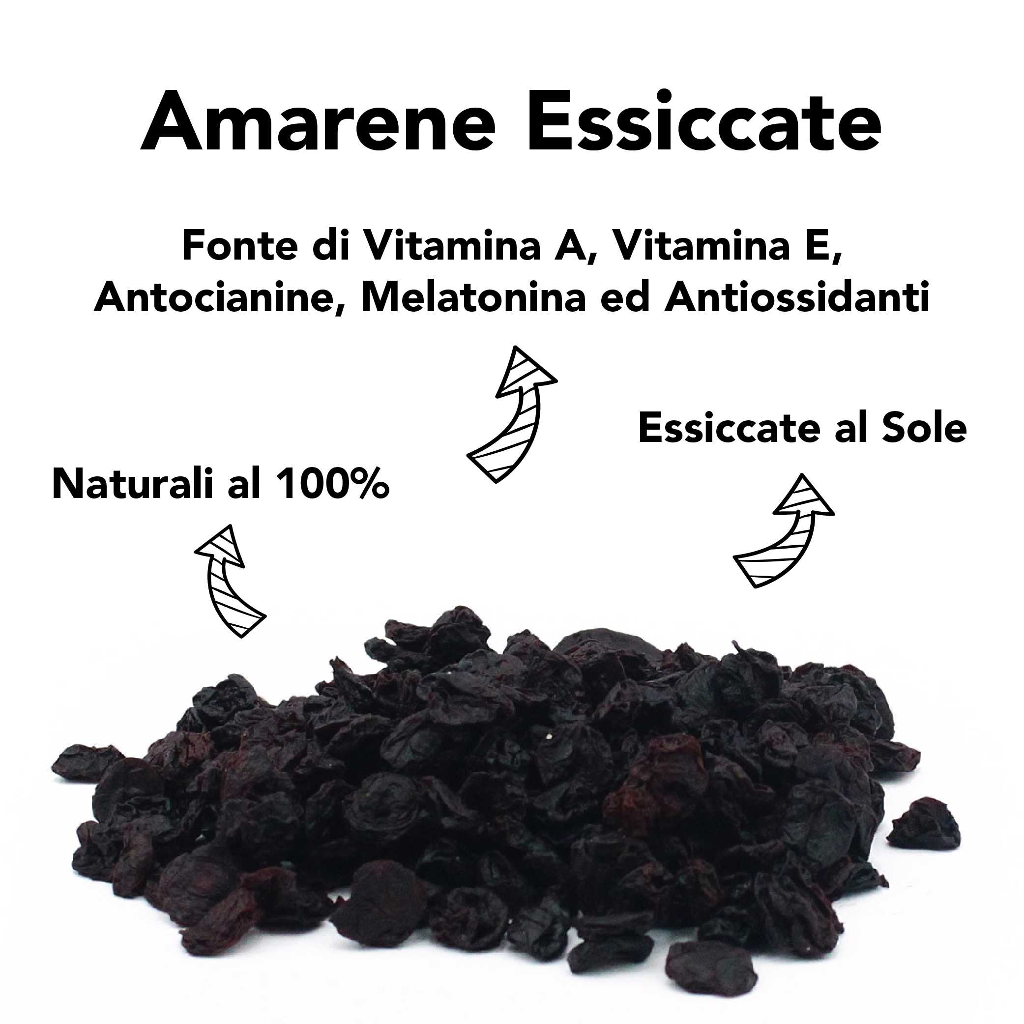 Amarene Essiccate Crude Bio - 250g 5