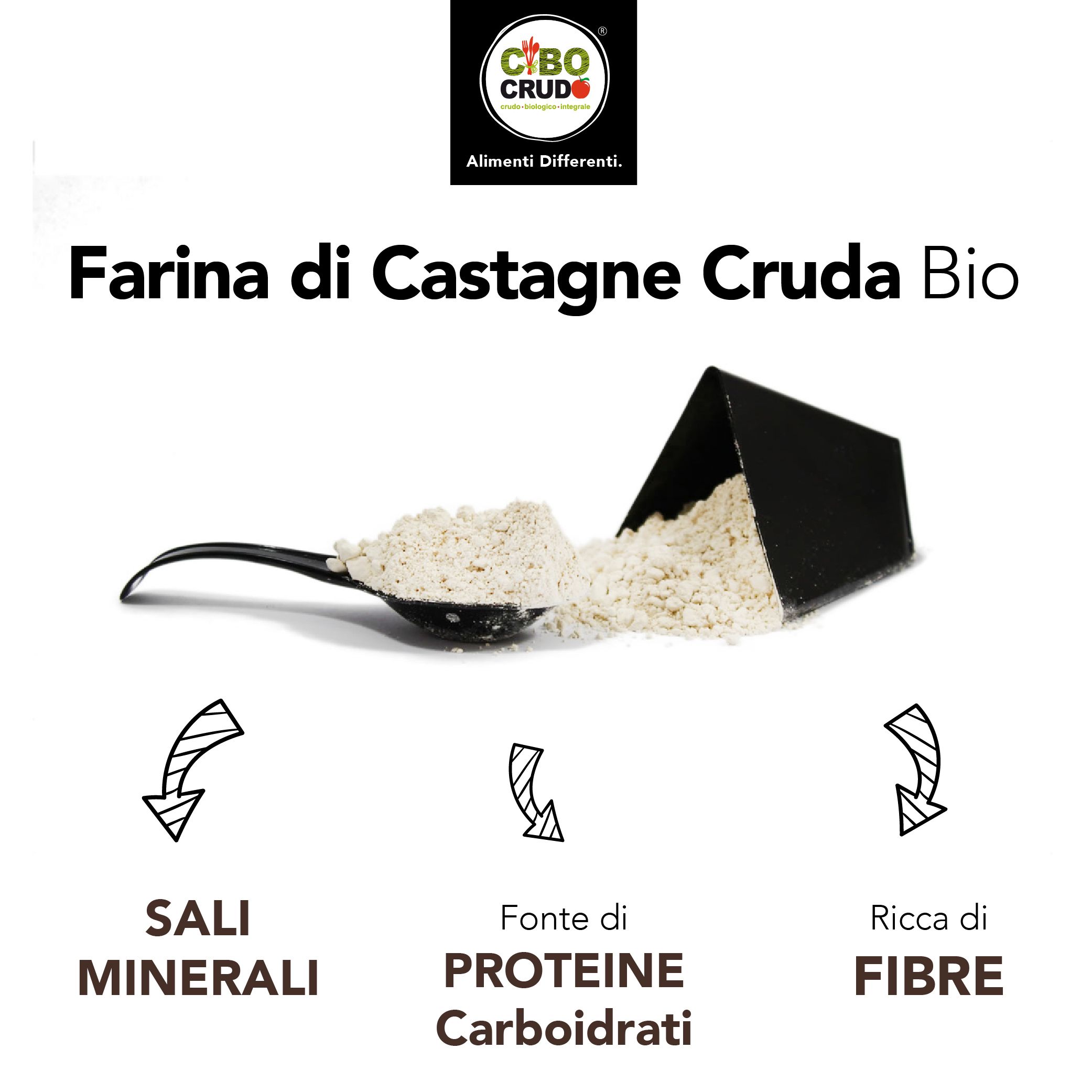 Farina Di Castagne Cruda  Bio 6