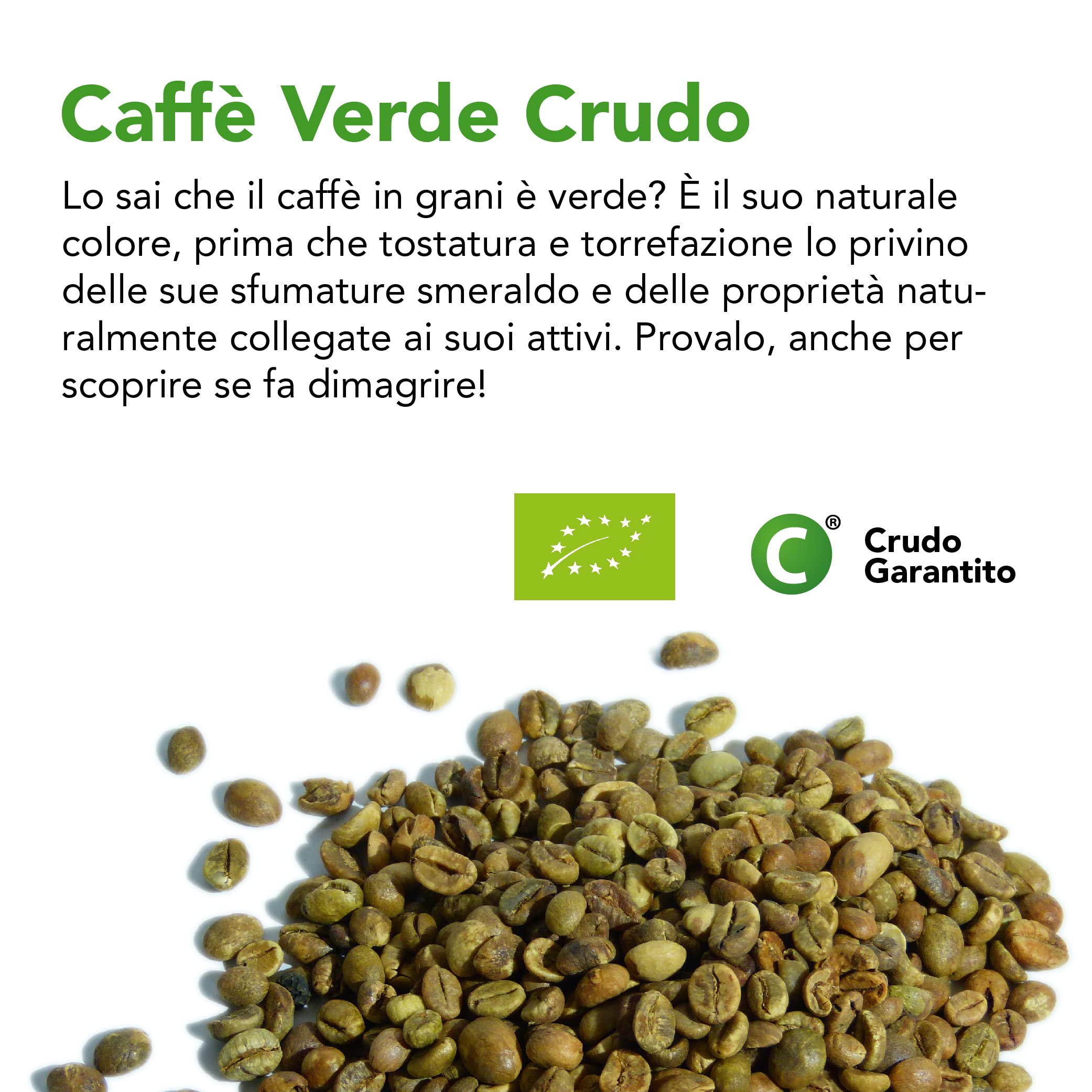 Caffè Verde Arabica Biologico in grani Santos Fazenda Santa Maria BIO  (Organic) - 250 gr