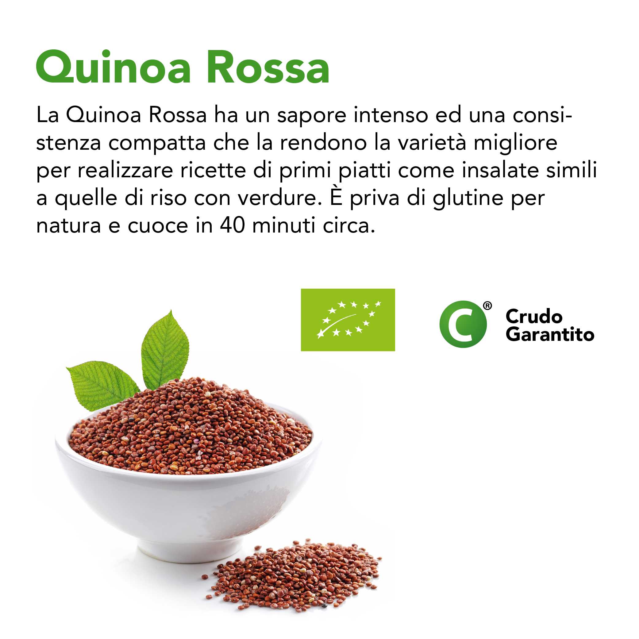 Quinoa Rossa Cruda Bio 5