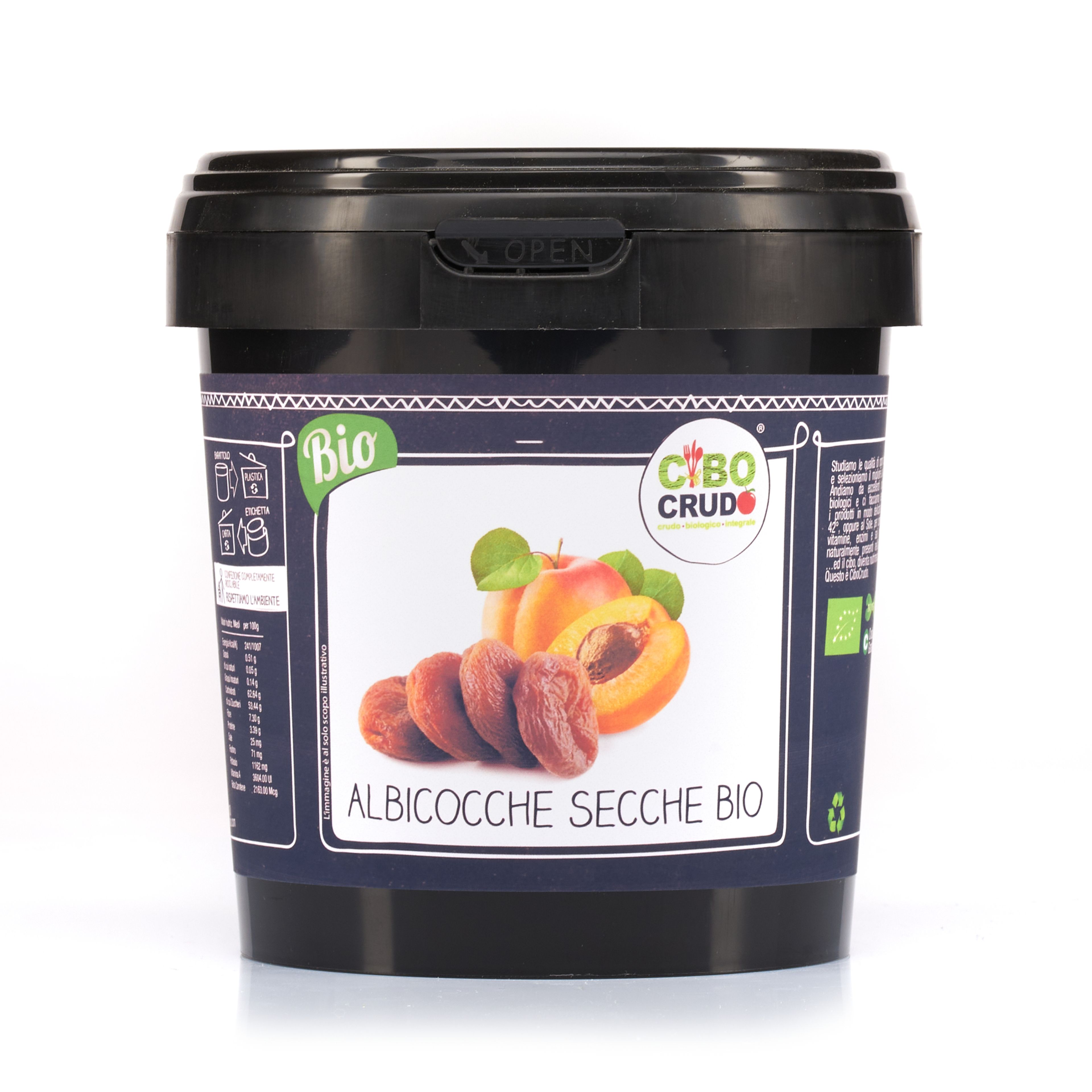 Albicocche Secche Crude Bio - 500g 1
