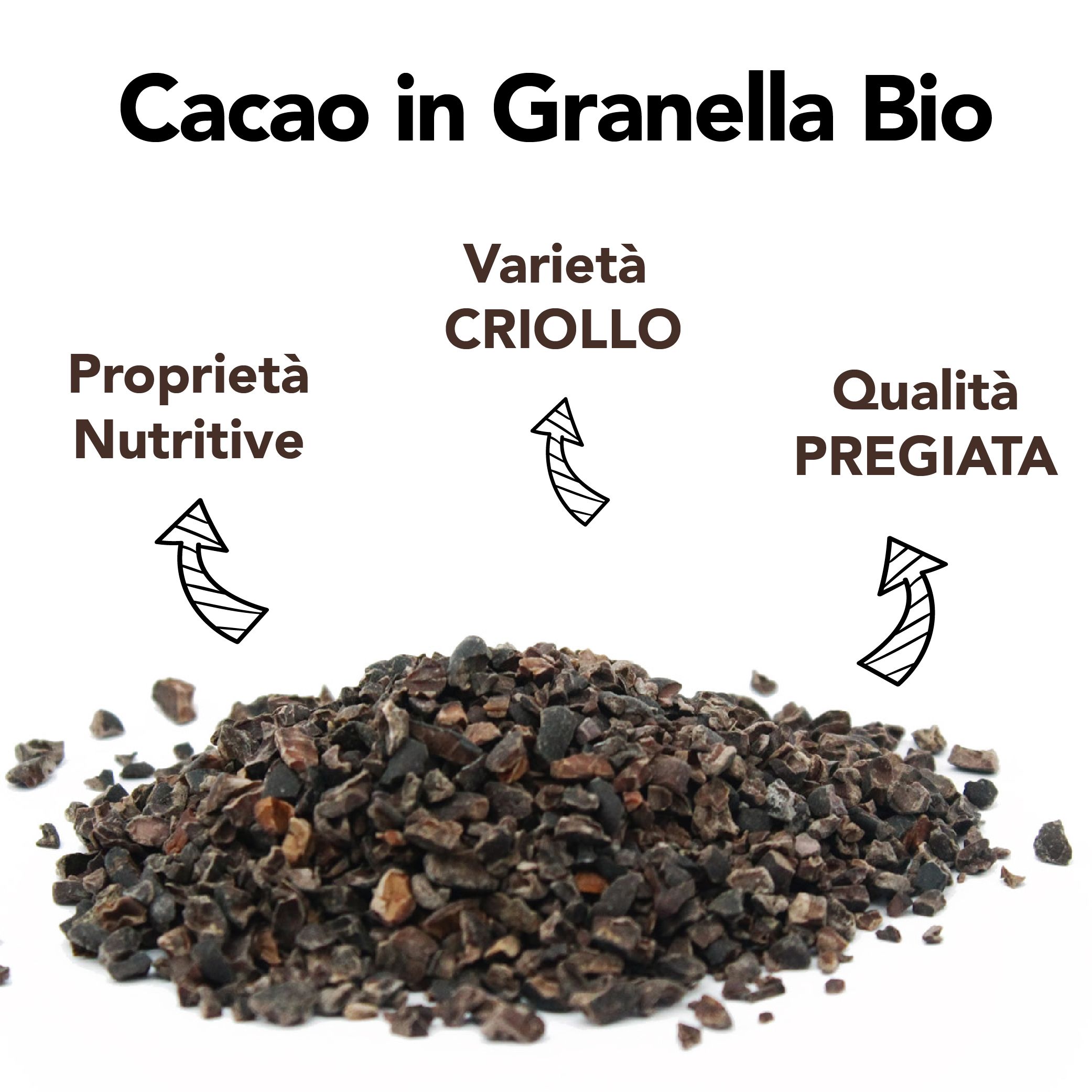 Granella Di Cacao Crudo Bio - 250g 3