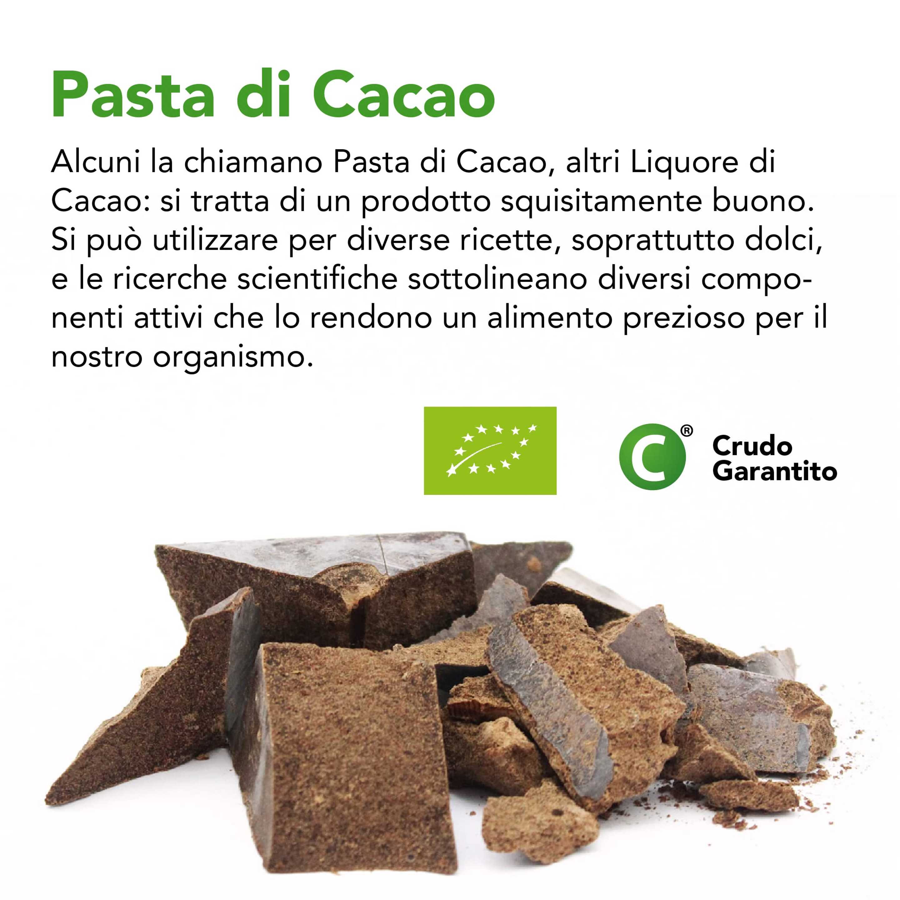 Pasta Di Cacao Intera Cruda Bio - 500g 4