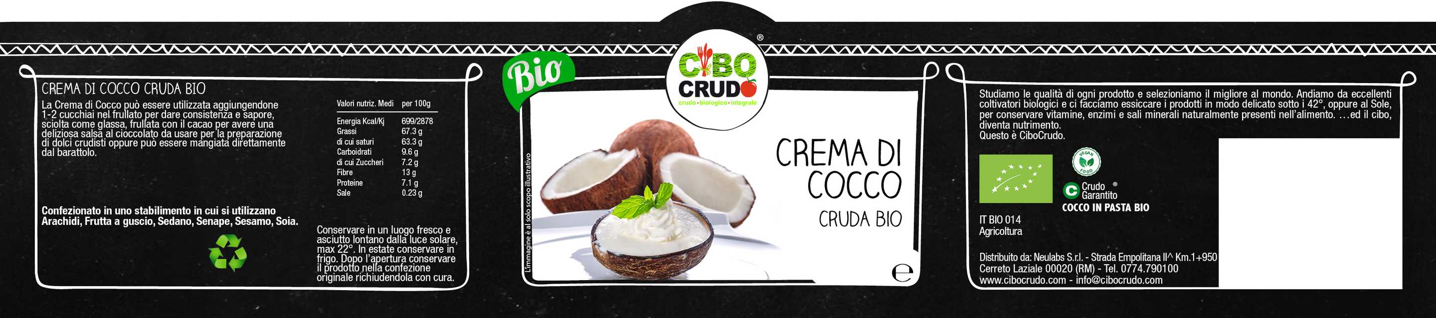 Burro Di Cocco (Crema 100% Cocco) Bio - 500ml 6