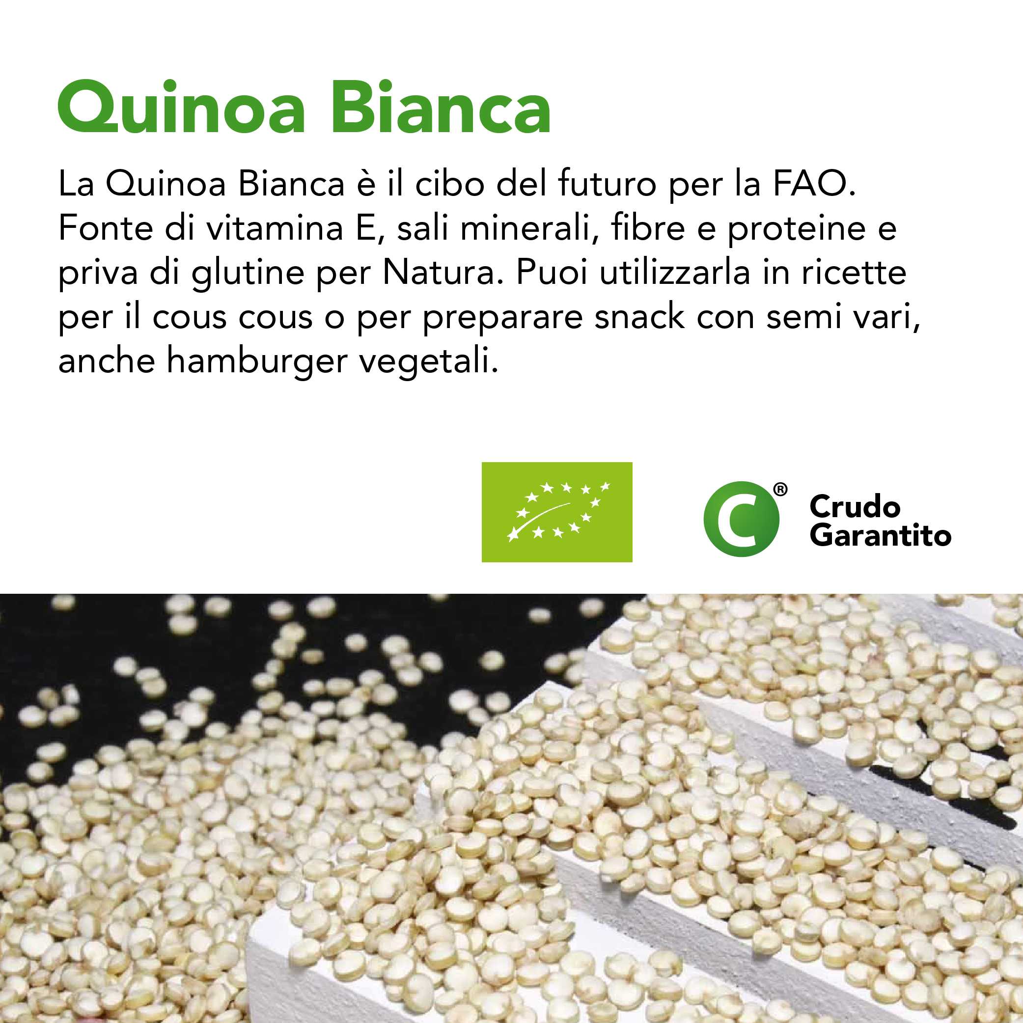 Quinoa Bianca Cruda  Bio 5