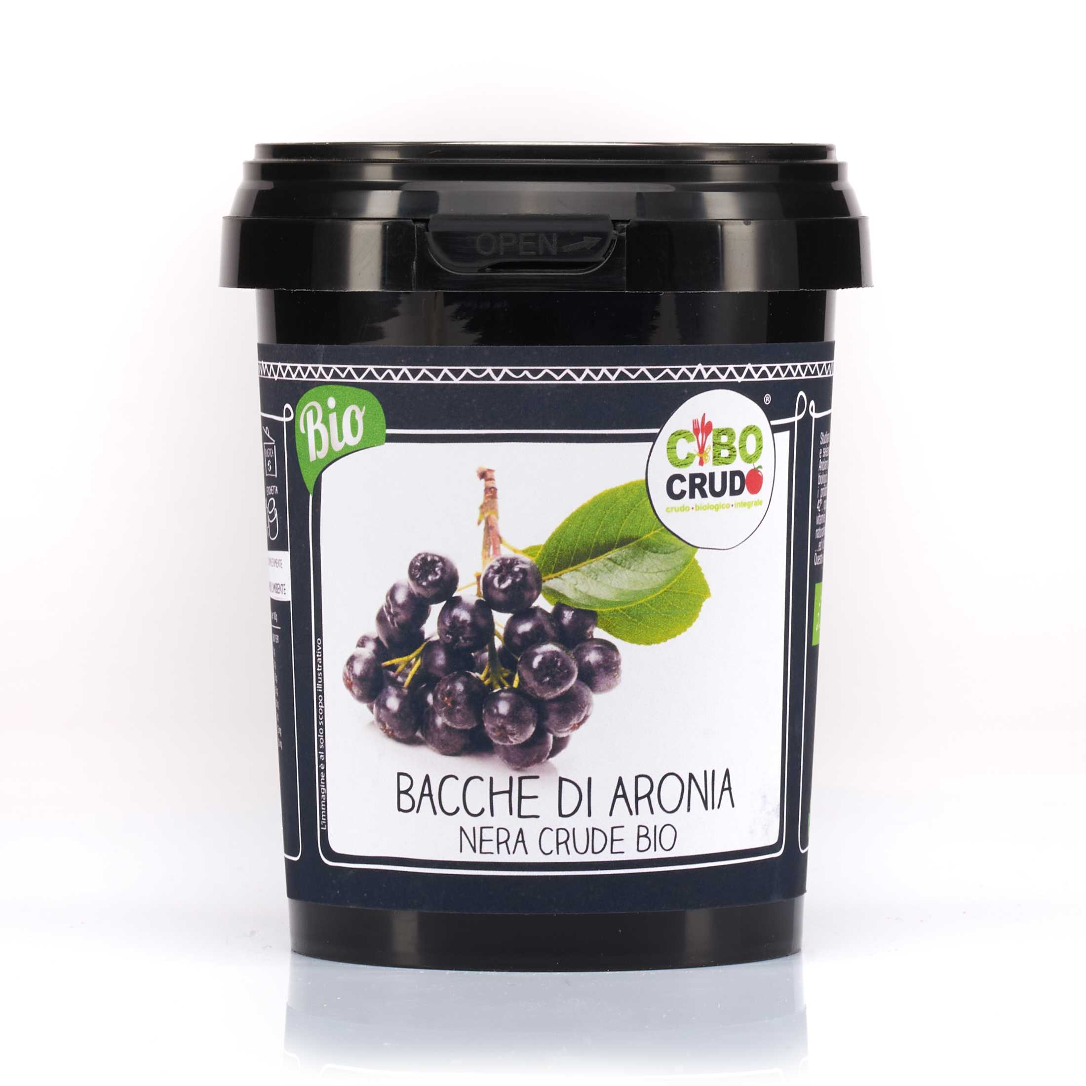 Bacche Di Aronia Nera Crude E Bio