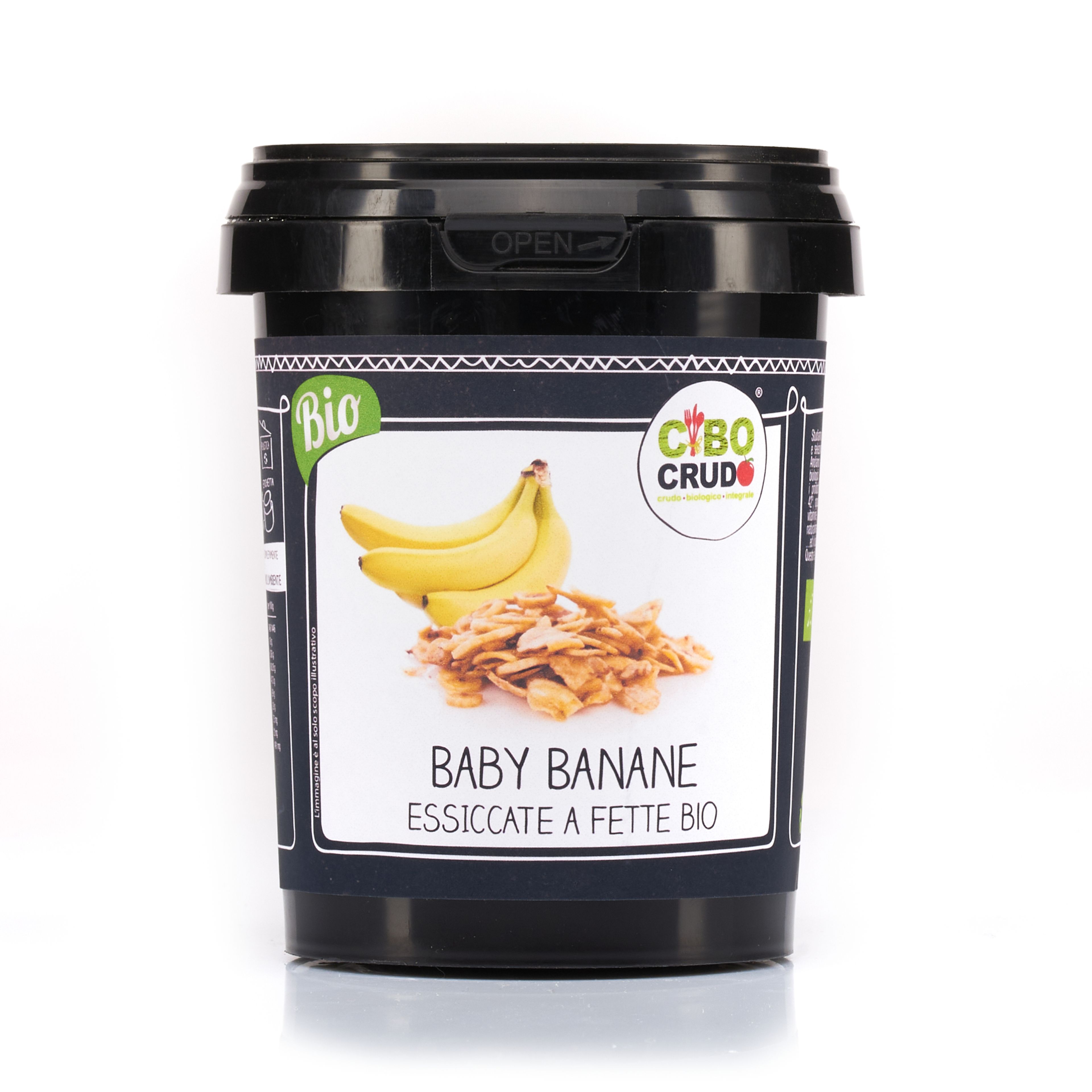 Baby Banane Essiccate Crude A Fette 1