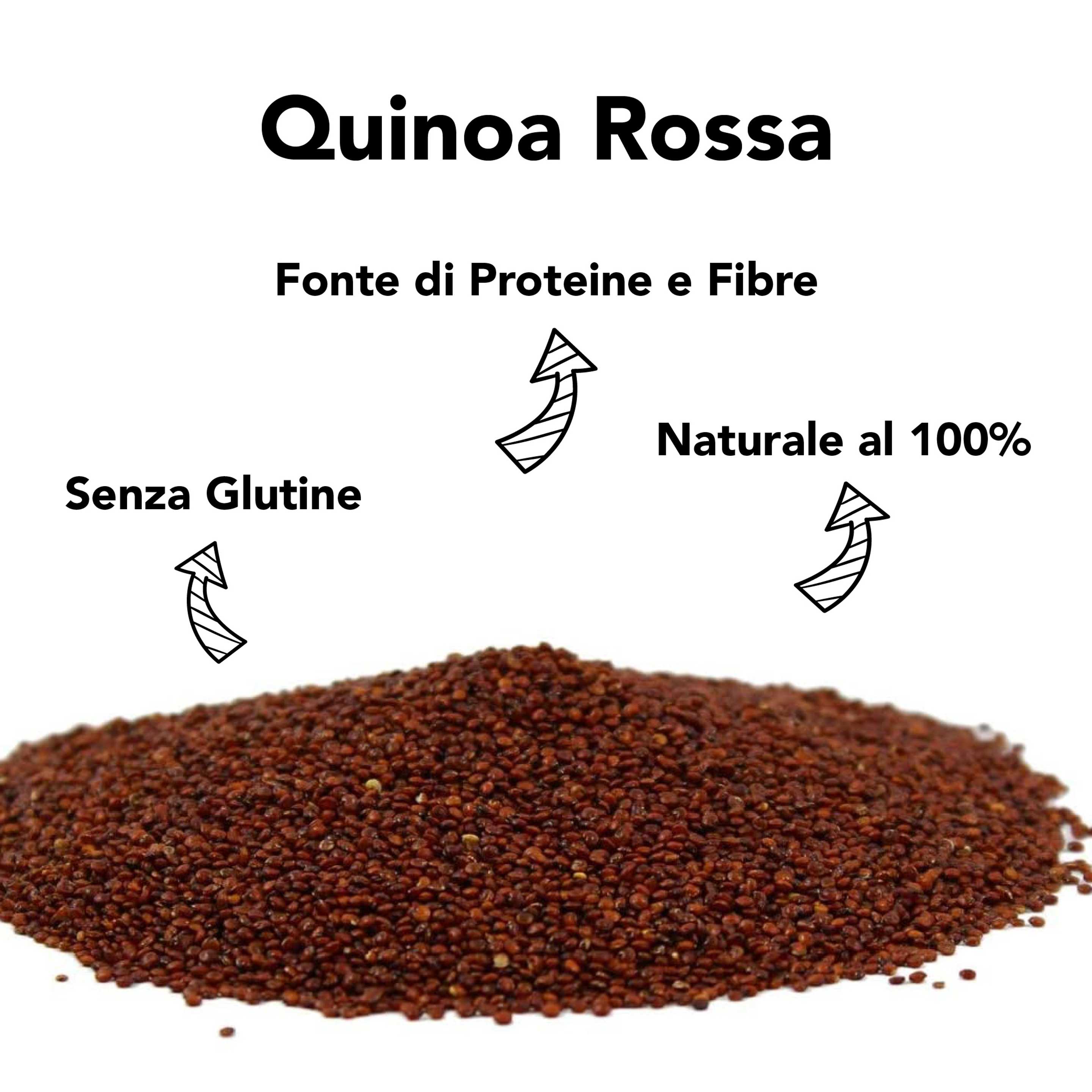 Quinoa Rossa Cruda Bio 6