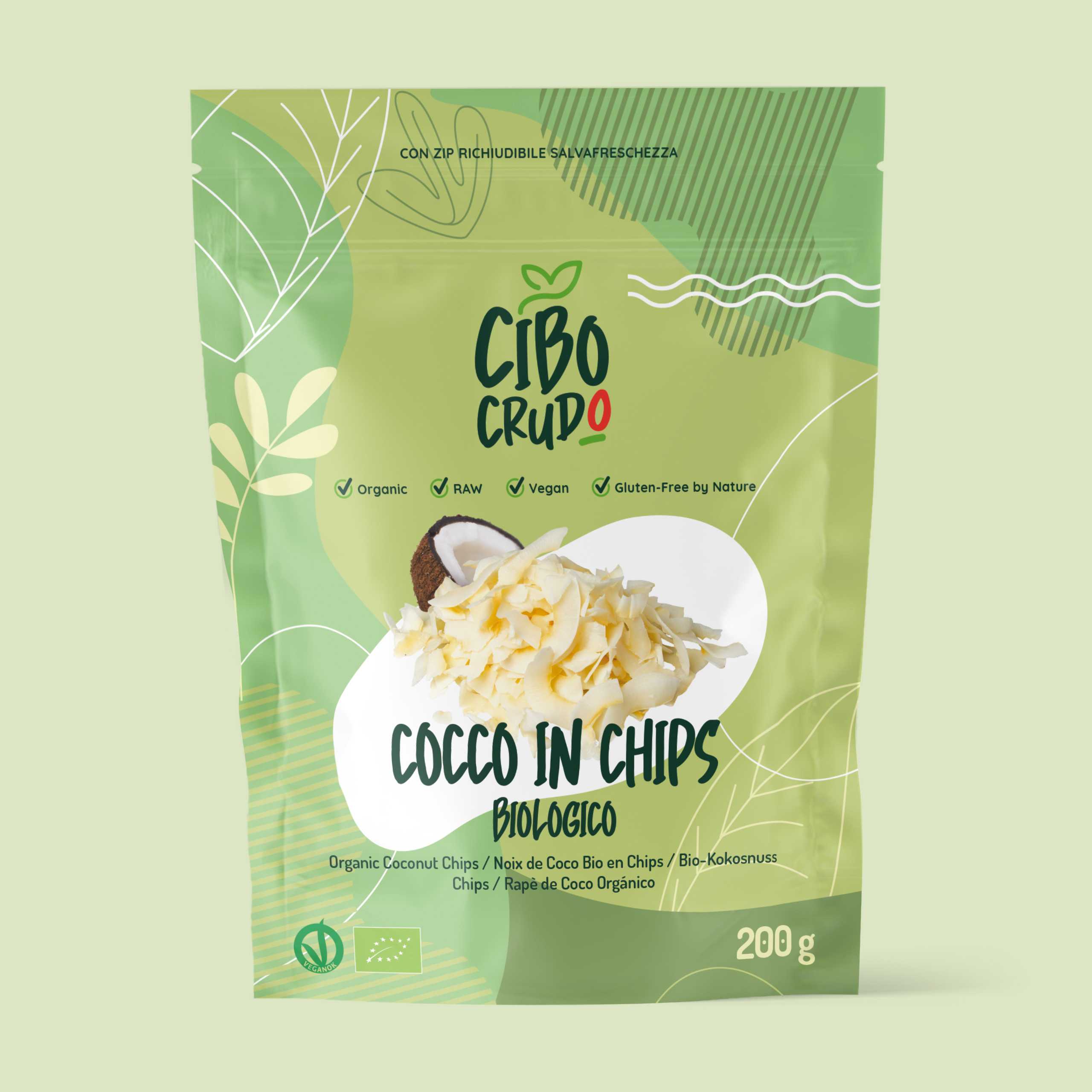 Chips Di Cocco Bio e Crudo
