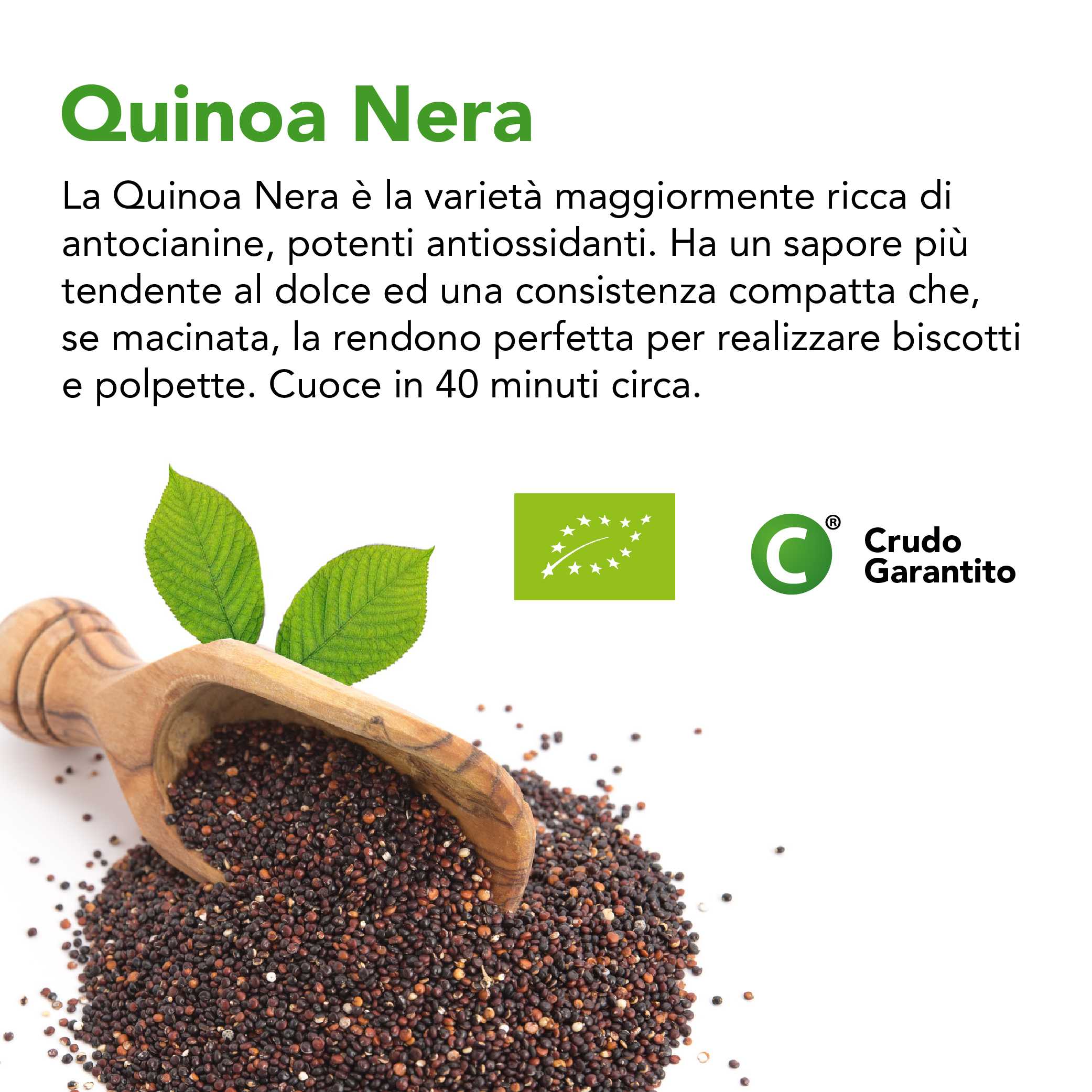 Quinoa Nera Cruda Bio 5