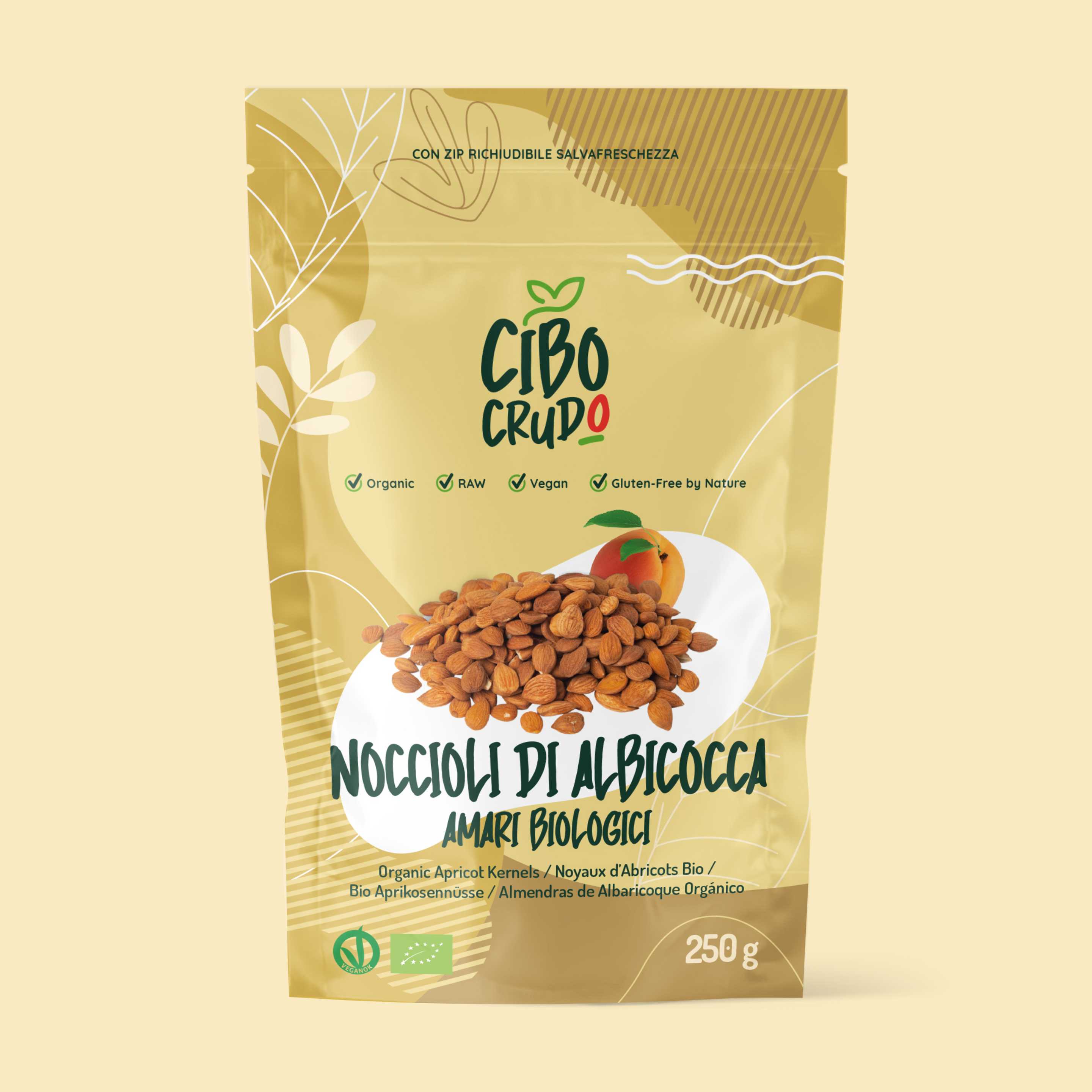 Armelline: Mandorle di Albicocca Amare Bio & Crude