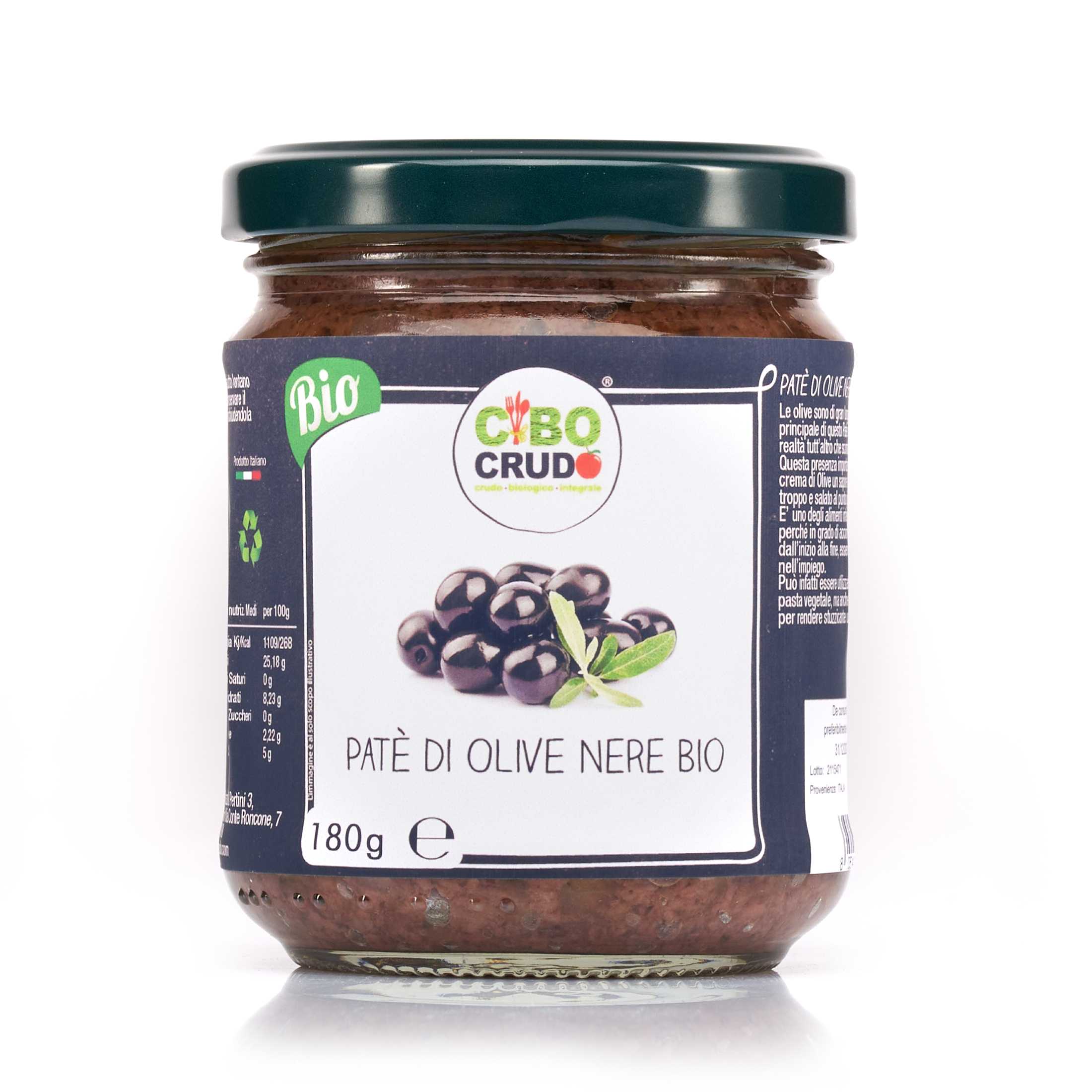 Patè Di Olive Nere Bio 1