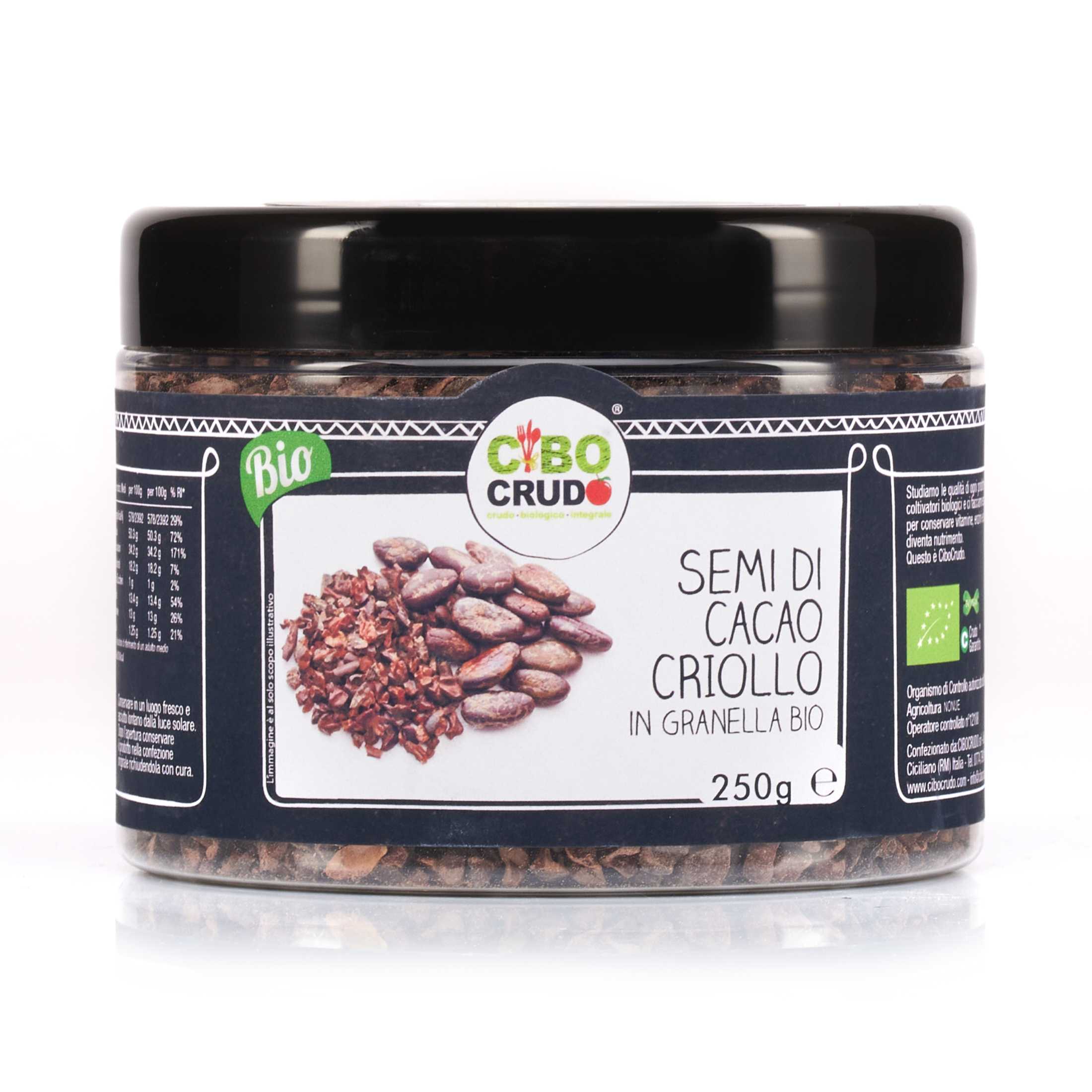 Granella di Cacao Crudo Bio 