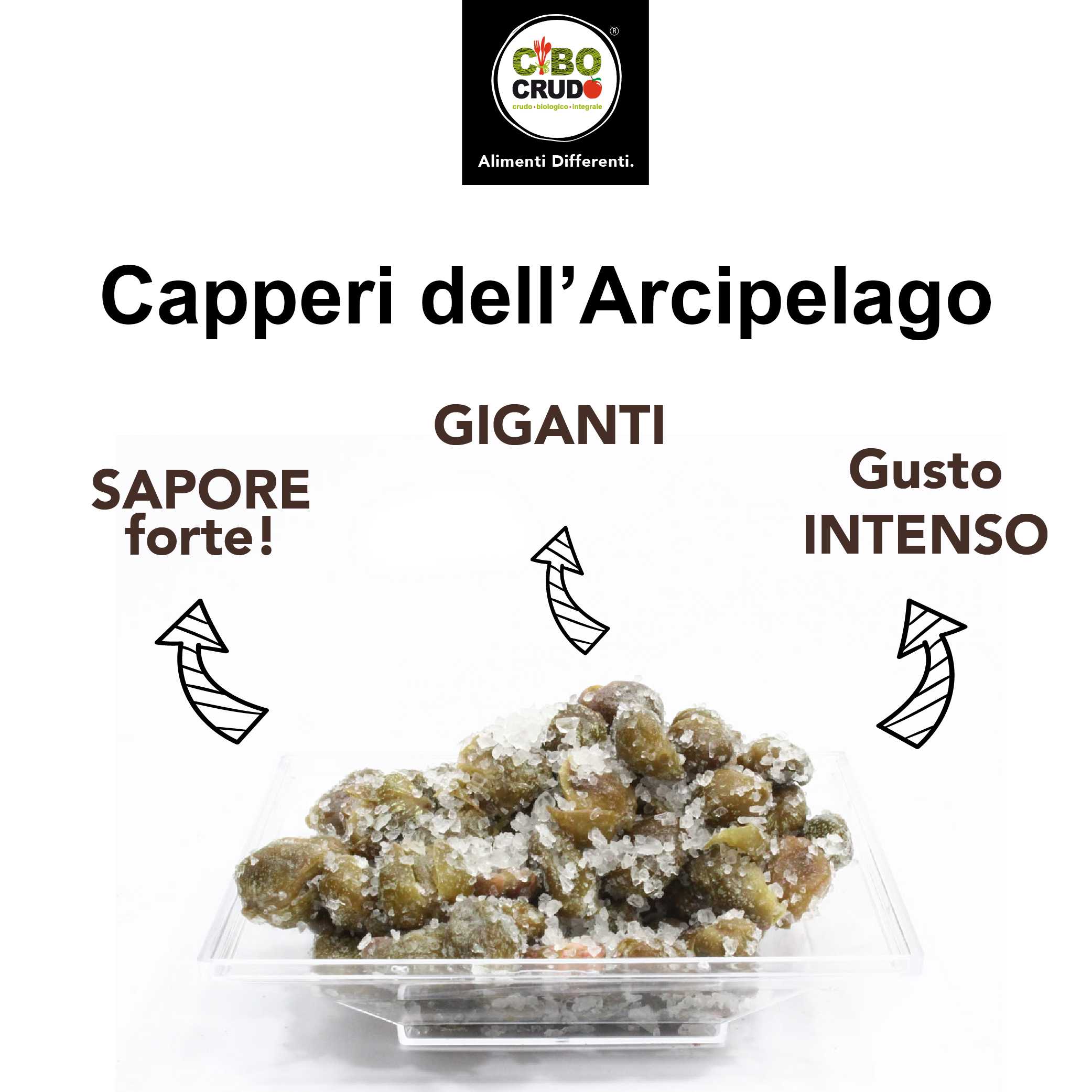 Capperi Sotto Sale Crudi Bio 6