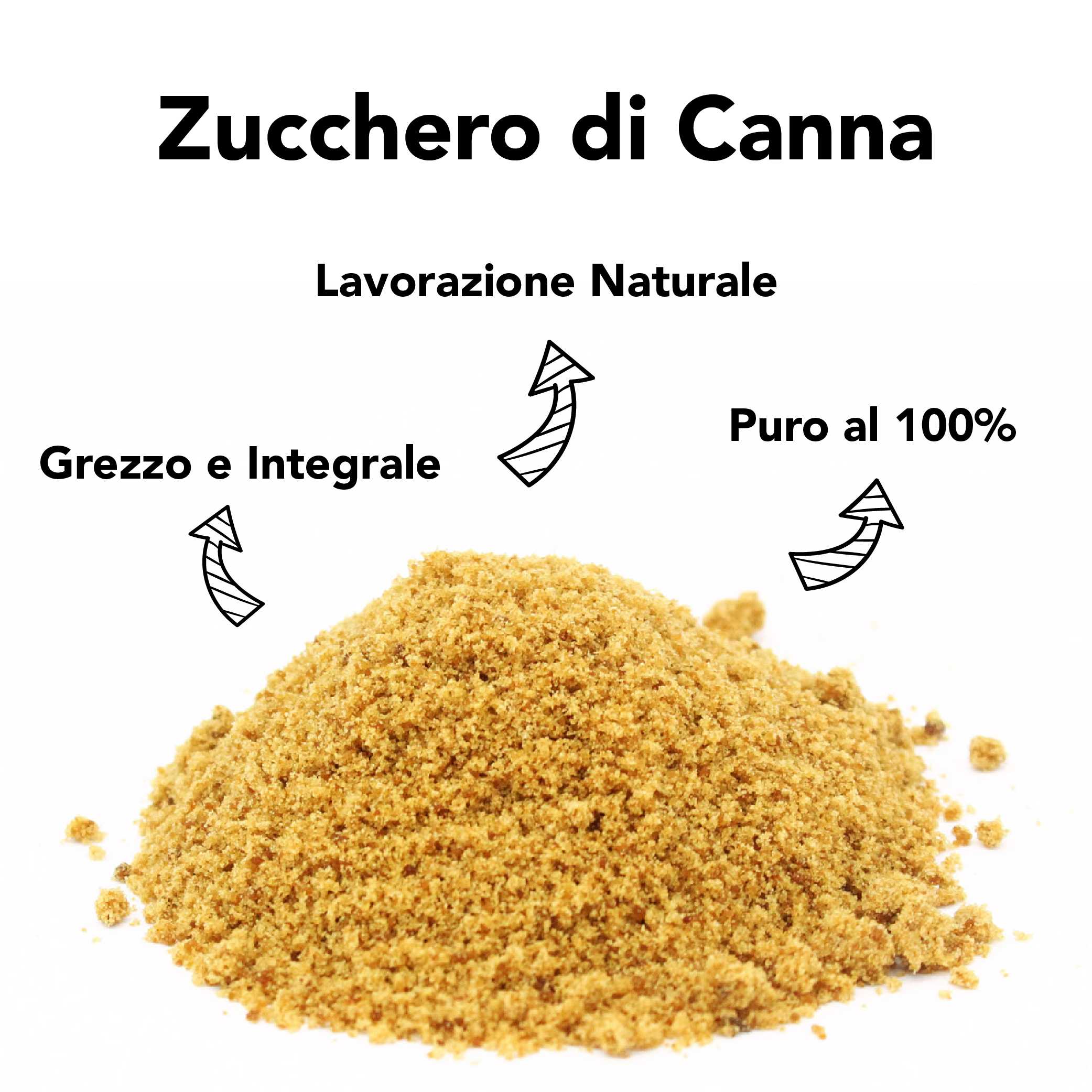 Zucchero Di Canna Grezzo Crudo Bio 6