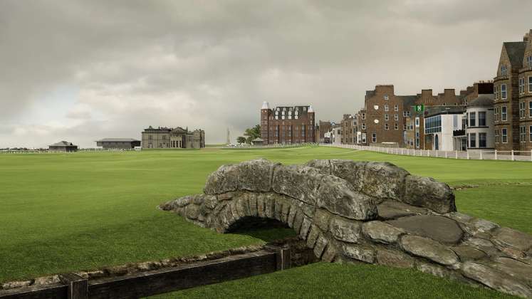 St Andrews Old Course on Trackman at PARennial Golf