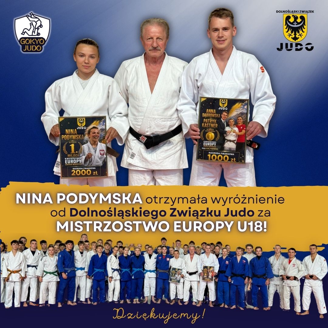 Wyróżnienie od Dolnośląskiego Związku Judo 