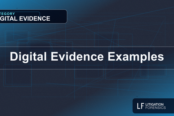 Digital Evidence Examples