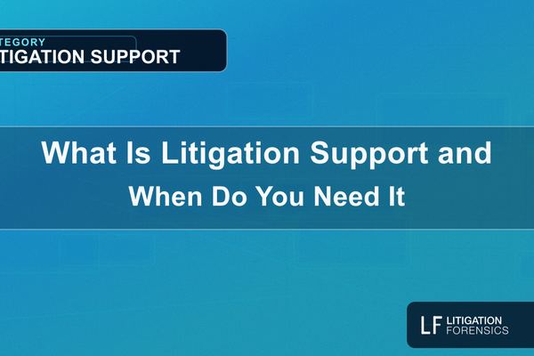 What Is Litigation Support and When Do You Need It