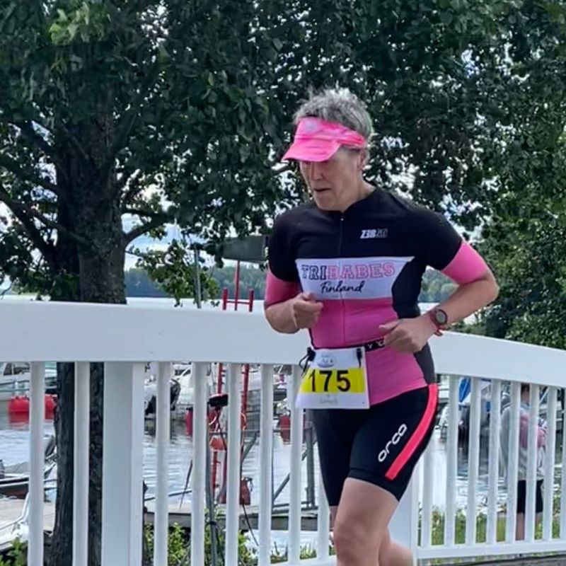 Kirsi Säkylä Triathlonissa