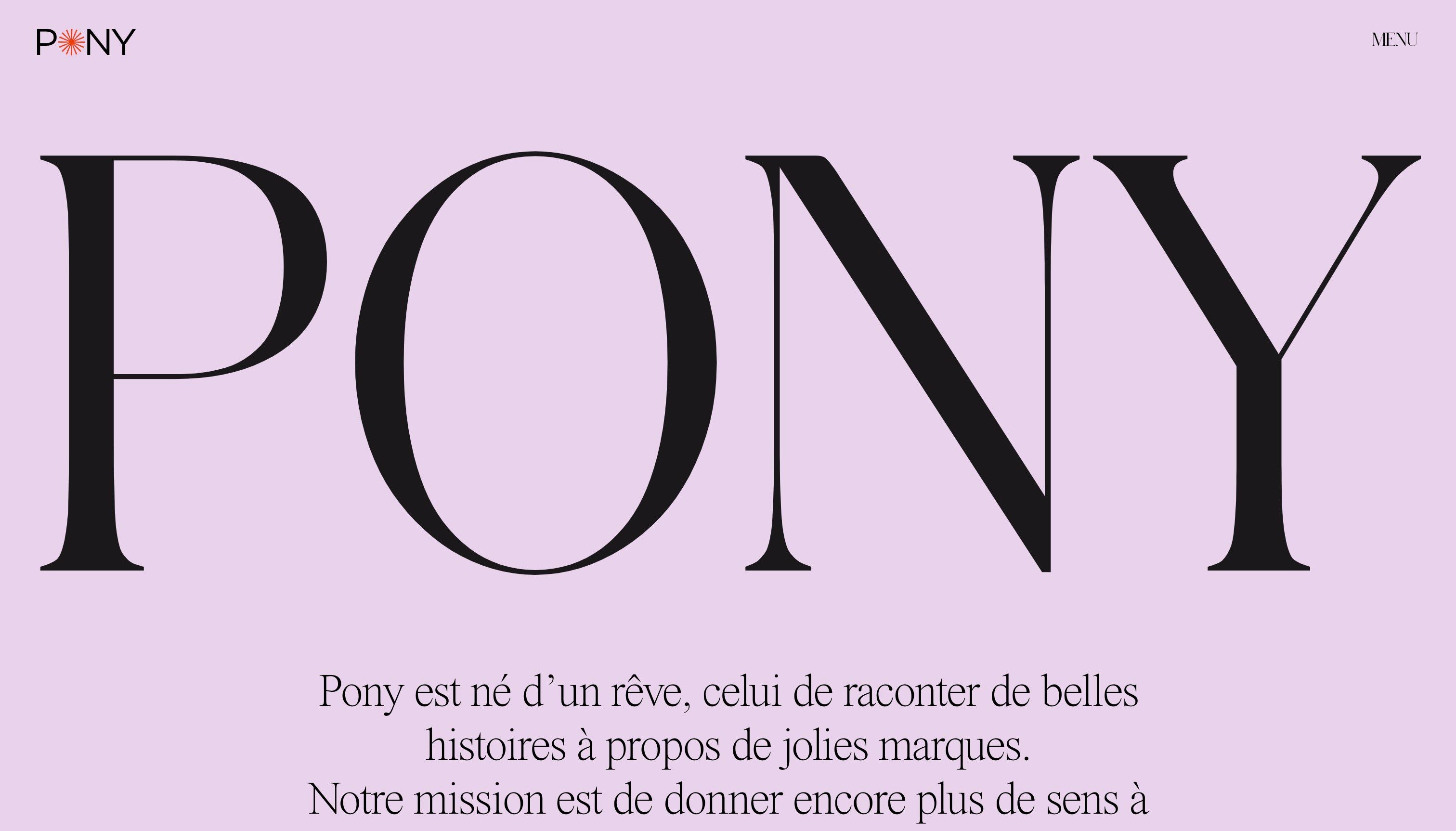 Agence Pony