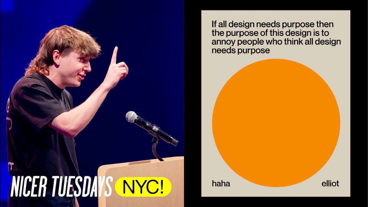 A great designer and public speaker, but terrible at speaking to people at parties