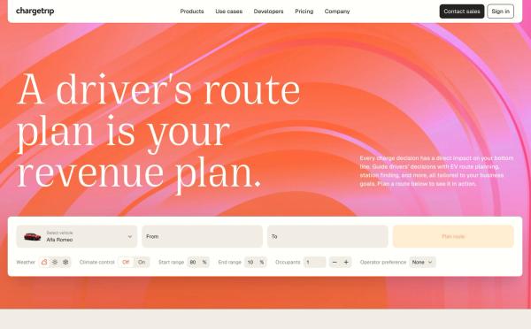 Chargetrip EV routing thumbnail