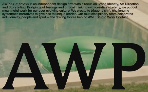 AWP — AS WE PROCEED thumbnail