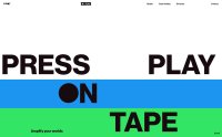 Press Play On Tape