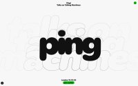 Ping! Talks on Talking Machines