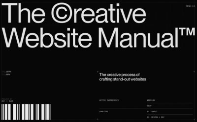 The Creative Website Manual™