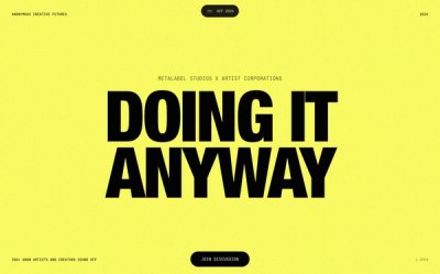 Anonymous Creative Futures 2026
