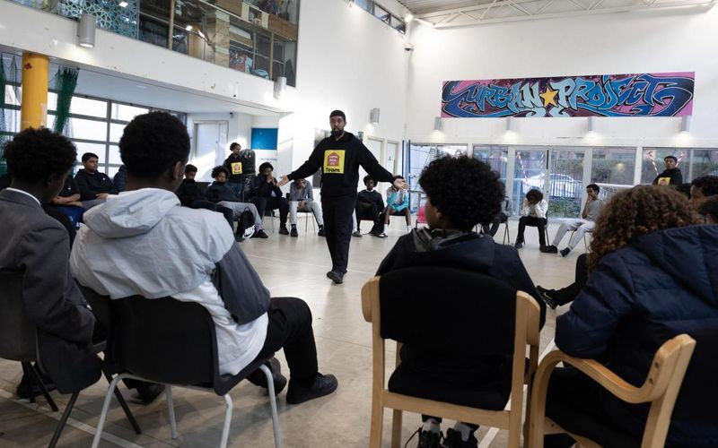 Coffee Afrik youth session, as featured in the Hackney Gazette