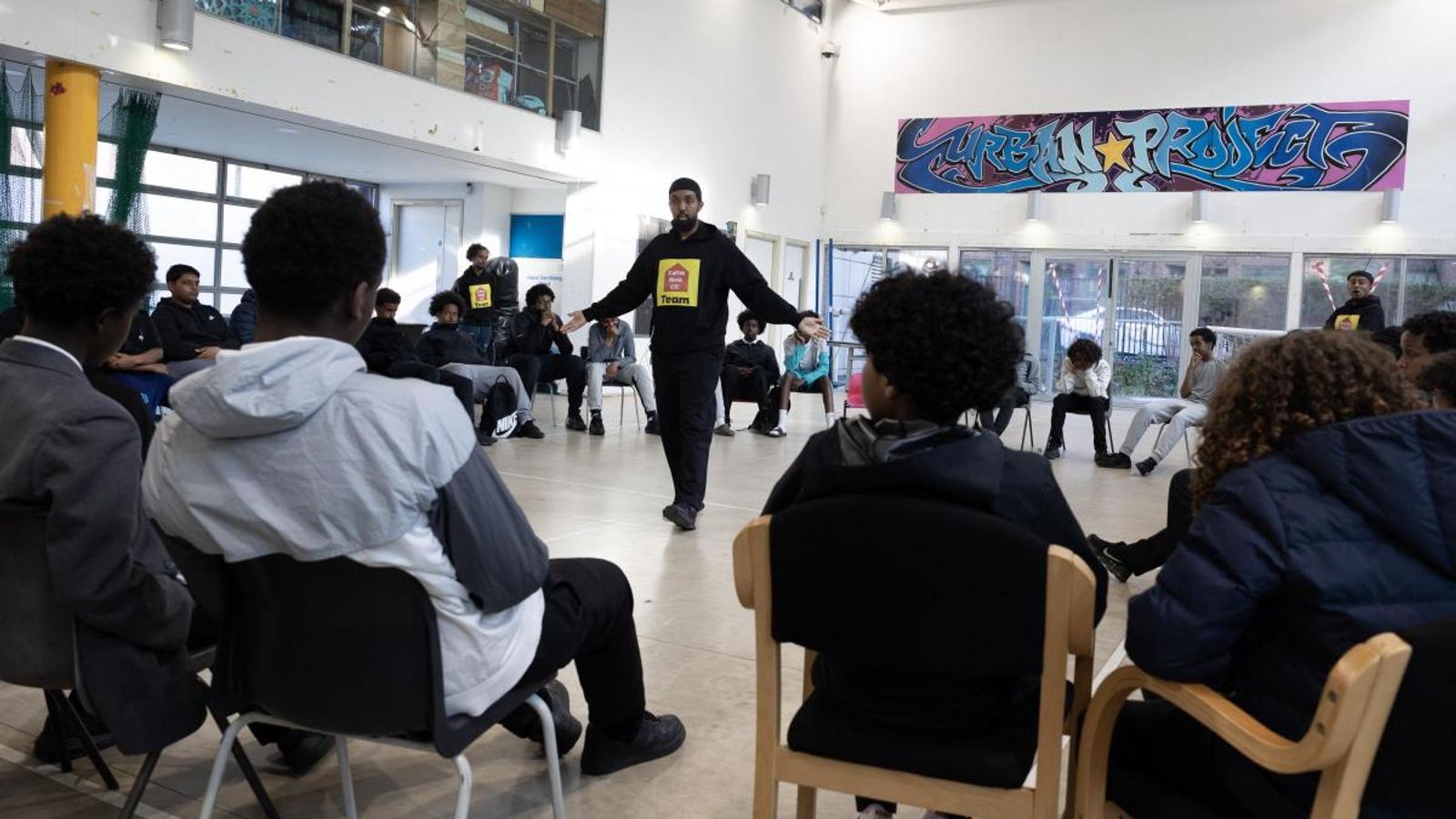 Coffee Afrik youth session, as featured in the Hackney Gazette