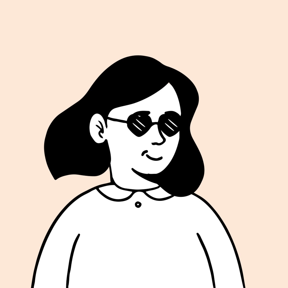 Sarah Klemm, Systemische Supervisorin und Coach – stilisiertes Cartoon-Portrait