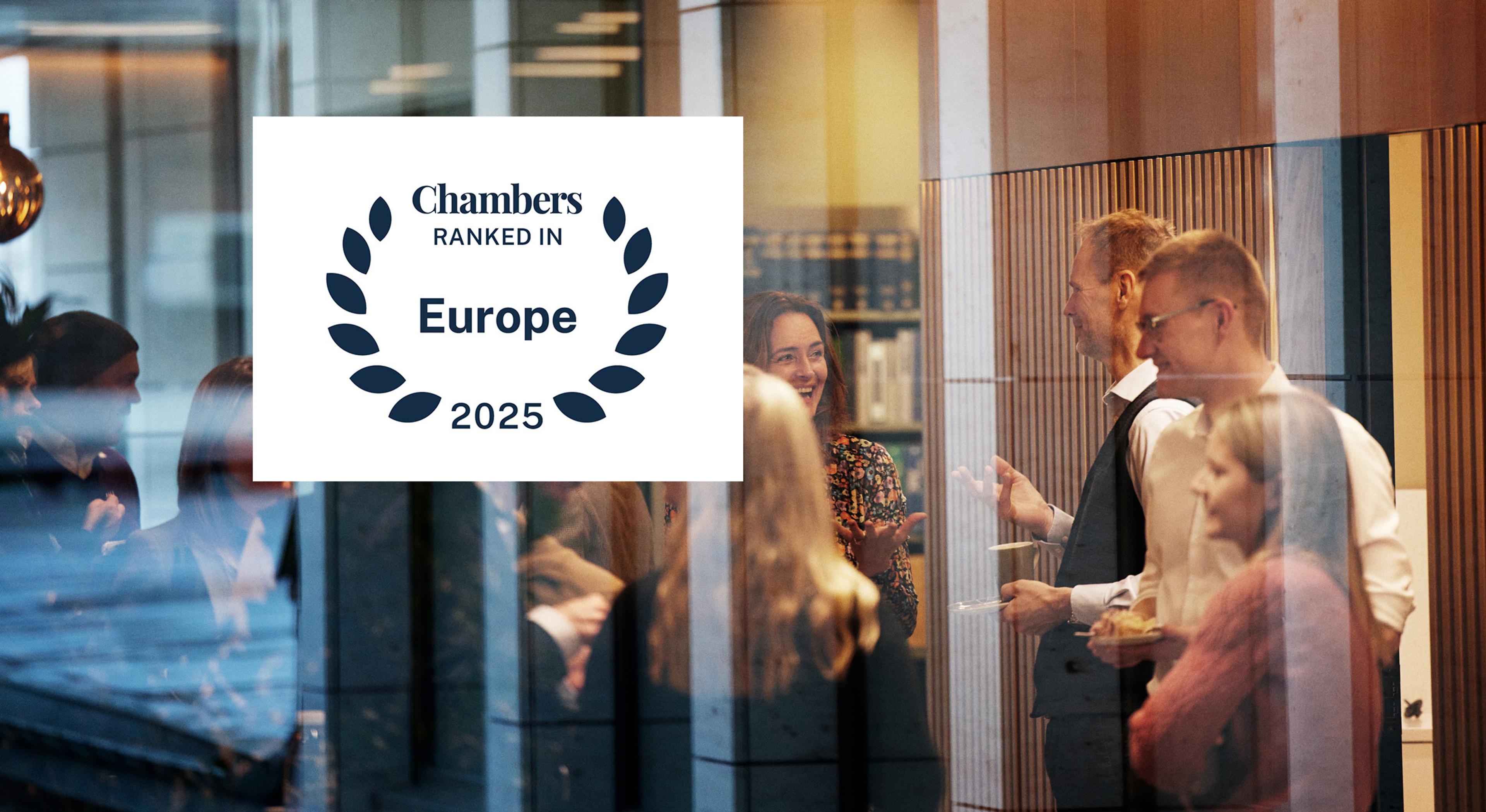 Bull with strong rankings in Chambers Europe 2025!